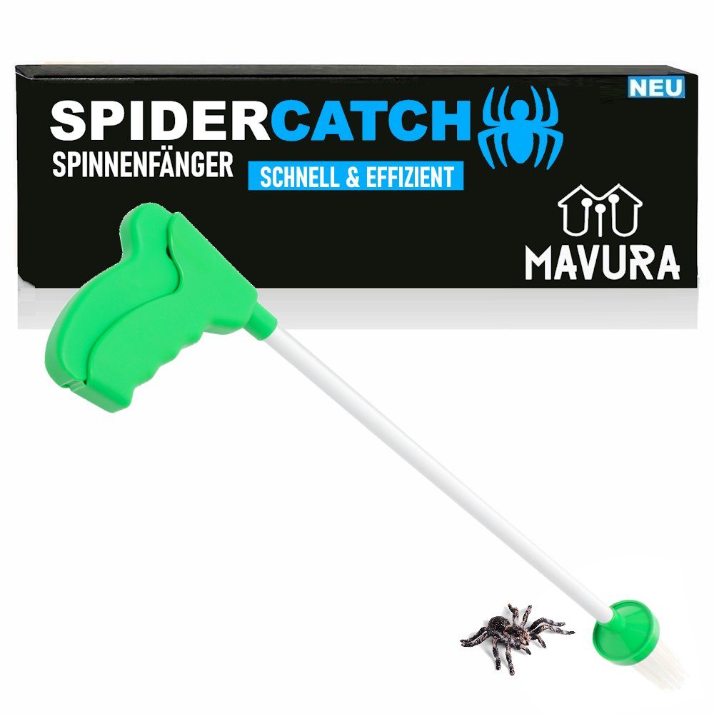 MAVURA Greifarm SPIDERCATCH Spinnenfänger Spinnengreifer Insektenfänger, Spider-Catcher Spinnen Fänger Greifzange extra lang lebendfänger