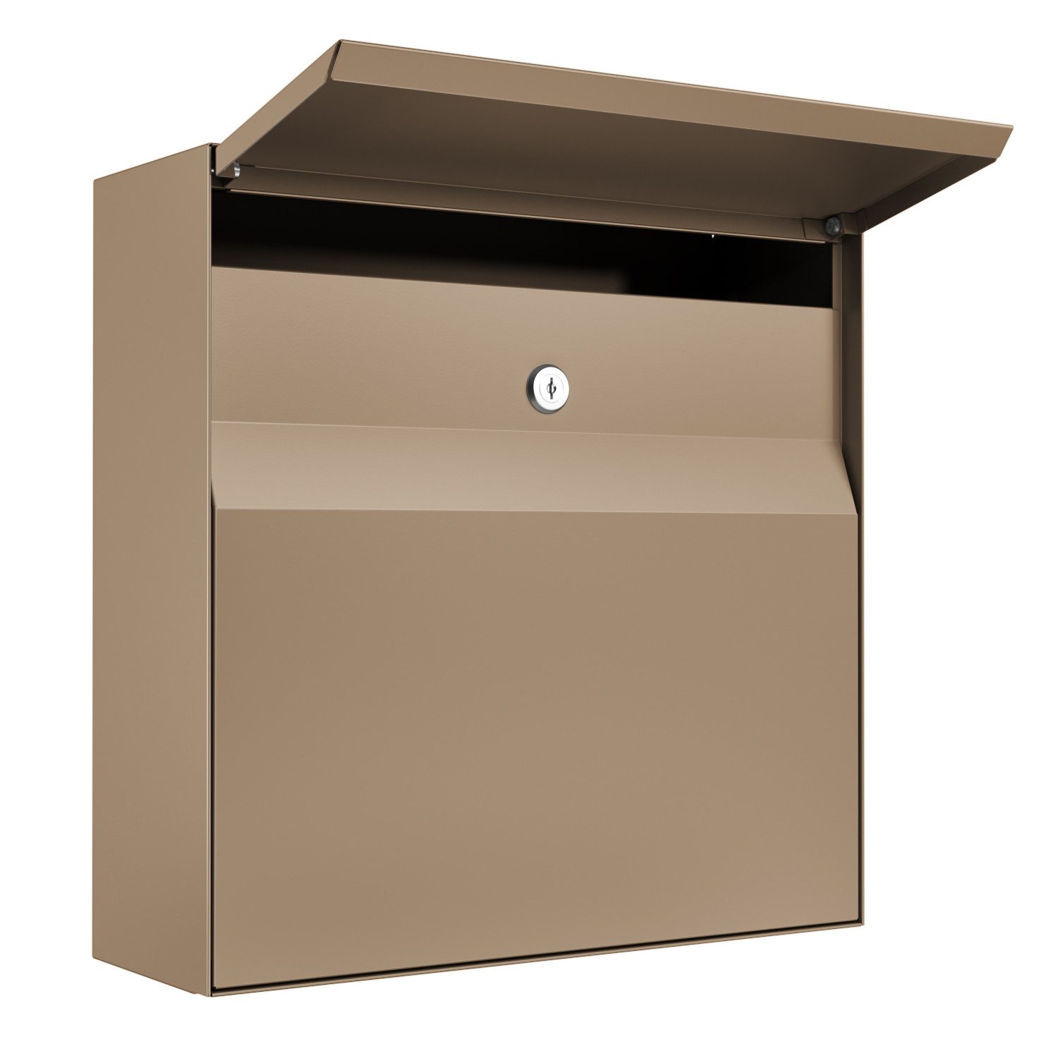 Bravios Wandbriefkasten Wandbriefkasten Valencia in Beige – Bild 2 von 5
