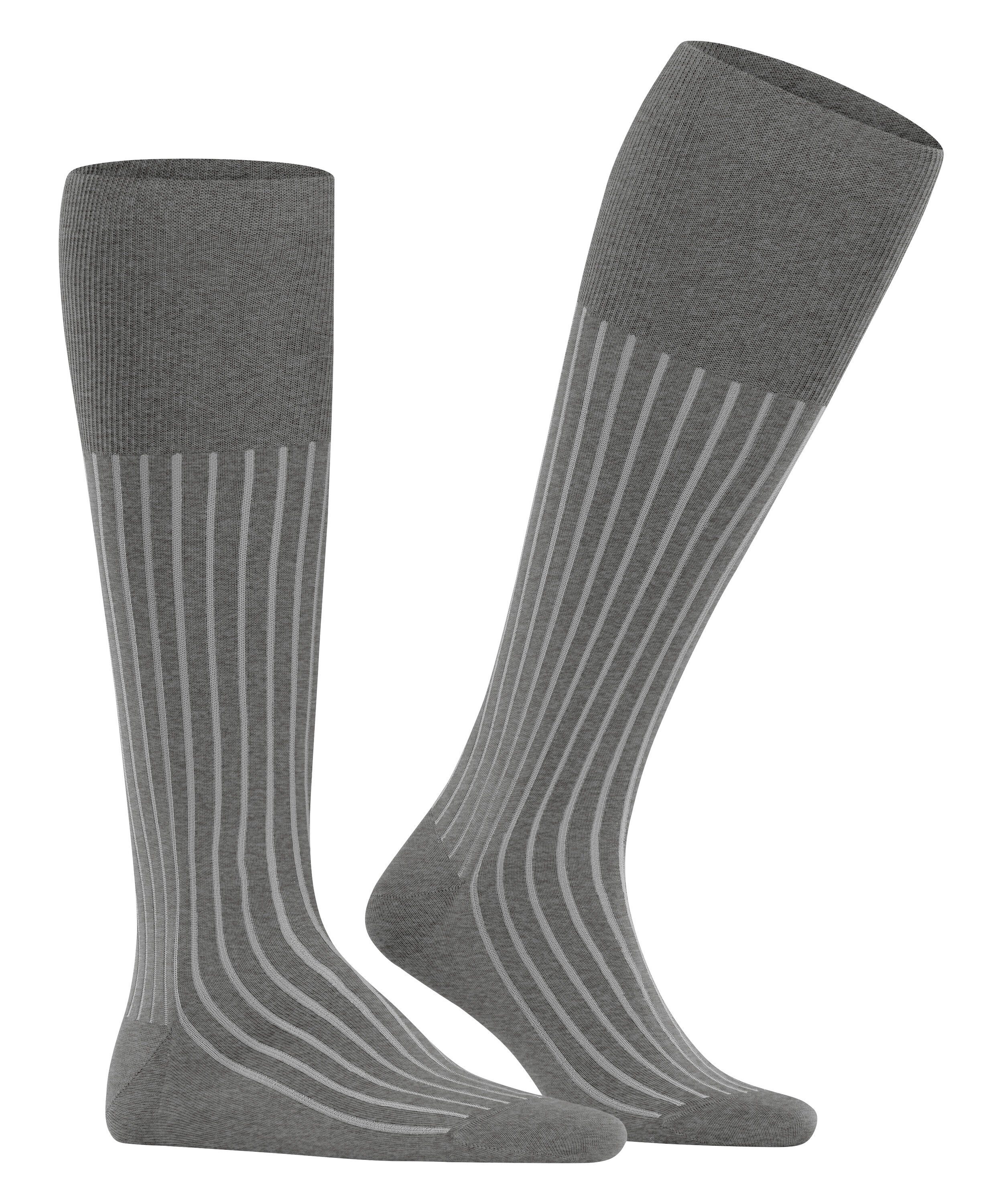 FALKE Kniestrümpfe Shadow Kniestrümpfe mit feiner Rippstruktur (1-Paar) mit feiner Rippstruktur