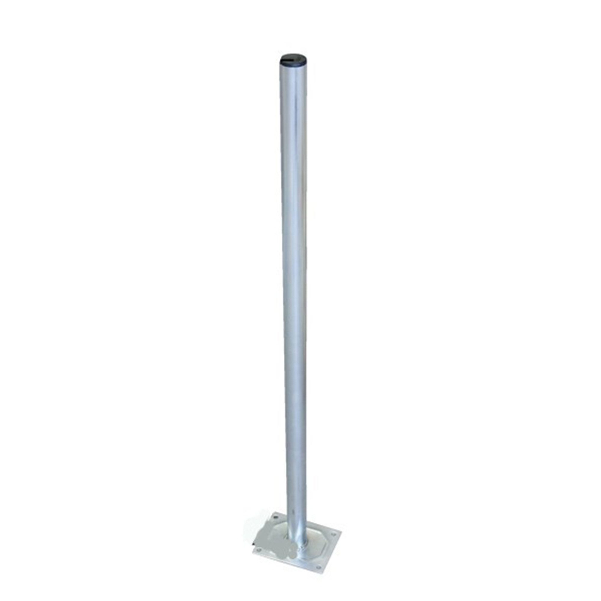 PremiumX SAT-Halterung Standfuß 100cm Ø 38mm Stahl SAT Antennenmast Mastfuß