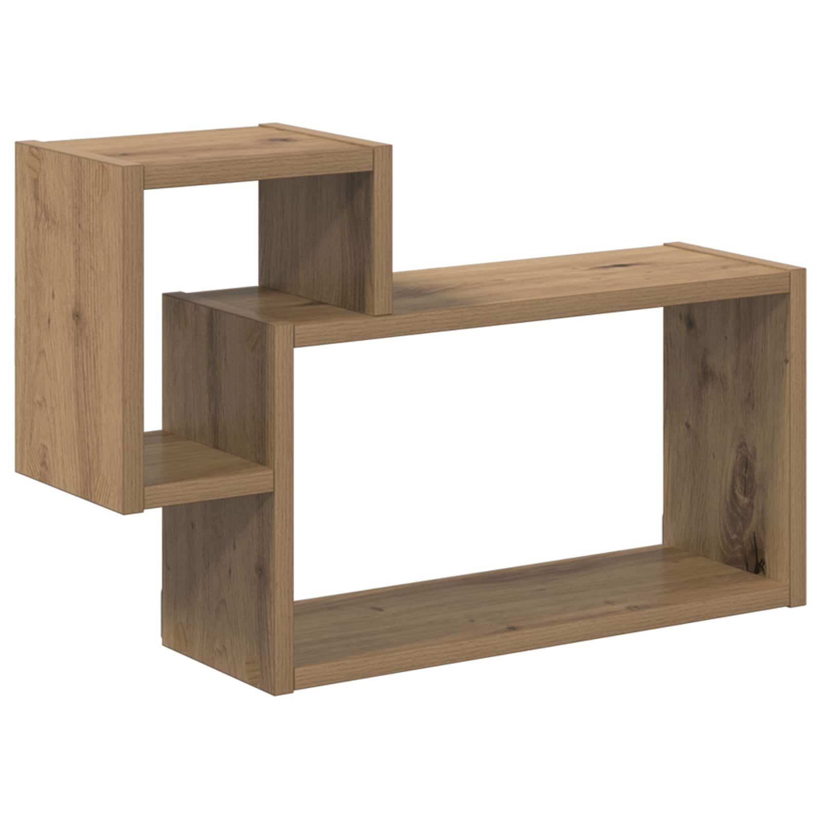 vidaXL Regal Wandregal Wandhalterung Artisan-Eiche 55 x 15 x 35 cm