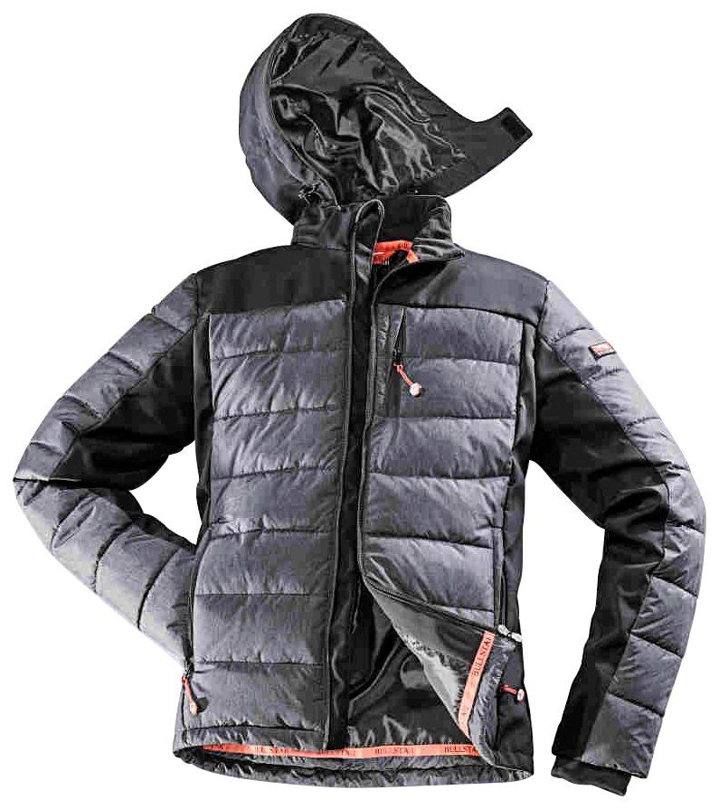 XXXL S Hybridjacke, Arbeitsjacke Gr. WorXtar - schwarz, Bullstar