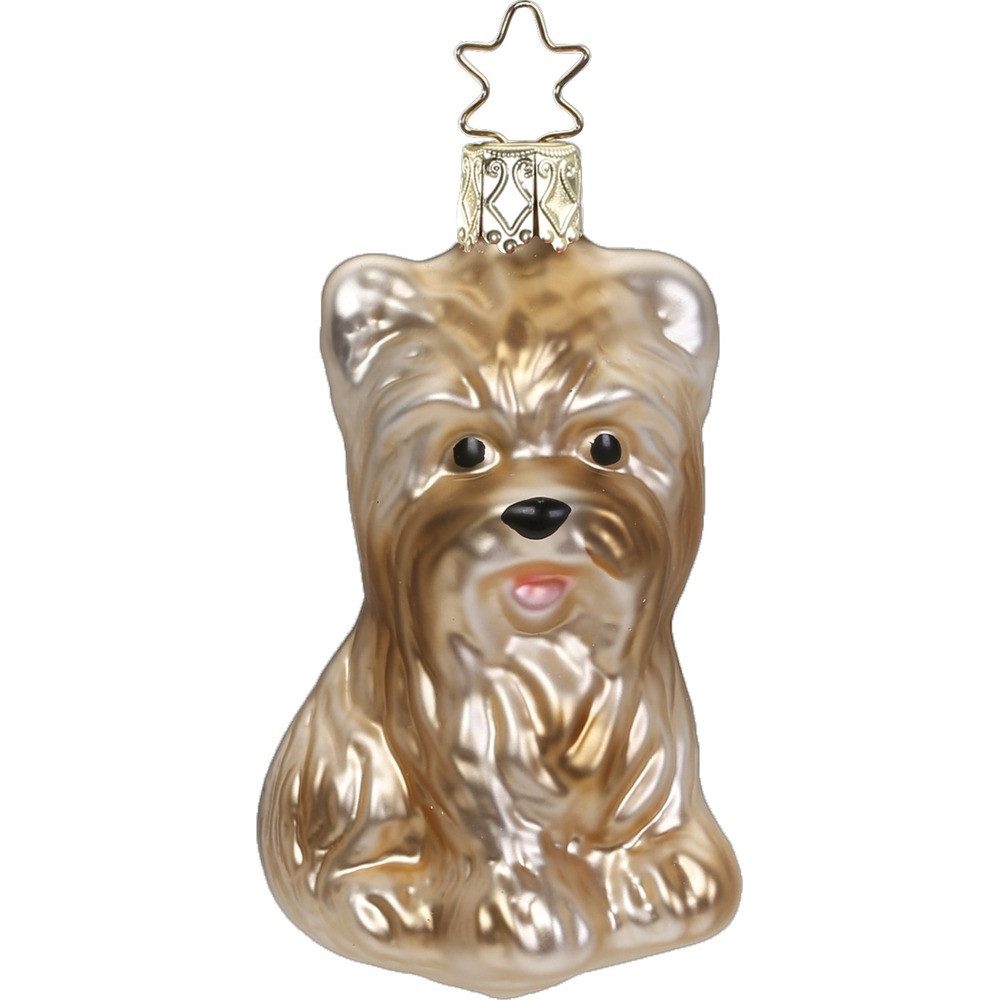 INGE-GLAS® Christbaumschmuck Christbaumschmuck Hund Yorkshire Terrier günstig online kaufen