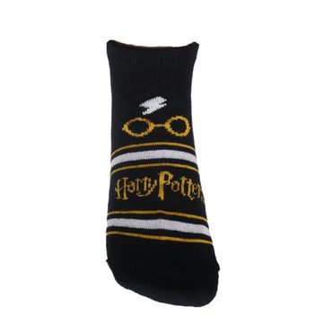 Harry Potter Kurzsocken Harry Potter Hogwarts kurze Sneaker Kinder Socken 2er Pack Gr. 27 bis 38