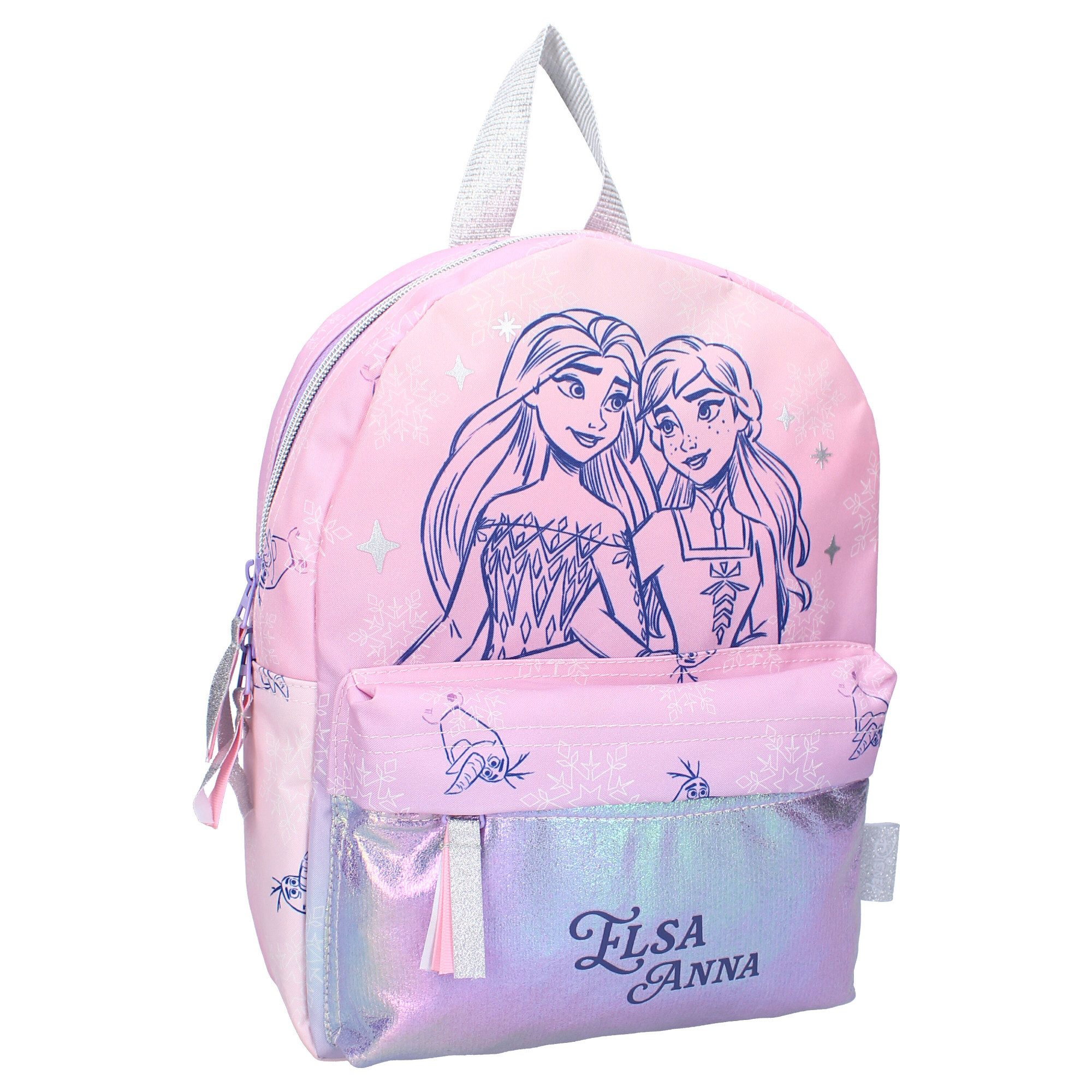 Disney Frozen Kinderrucksack Kinder Rucksack Frozen II Bunter Schulrucksack mit Elsa & Olaf