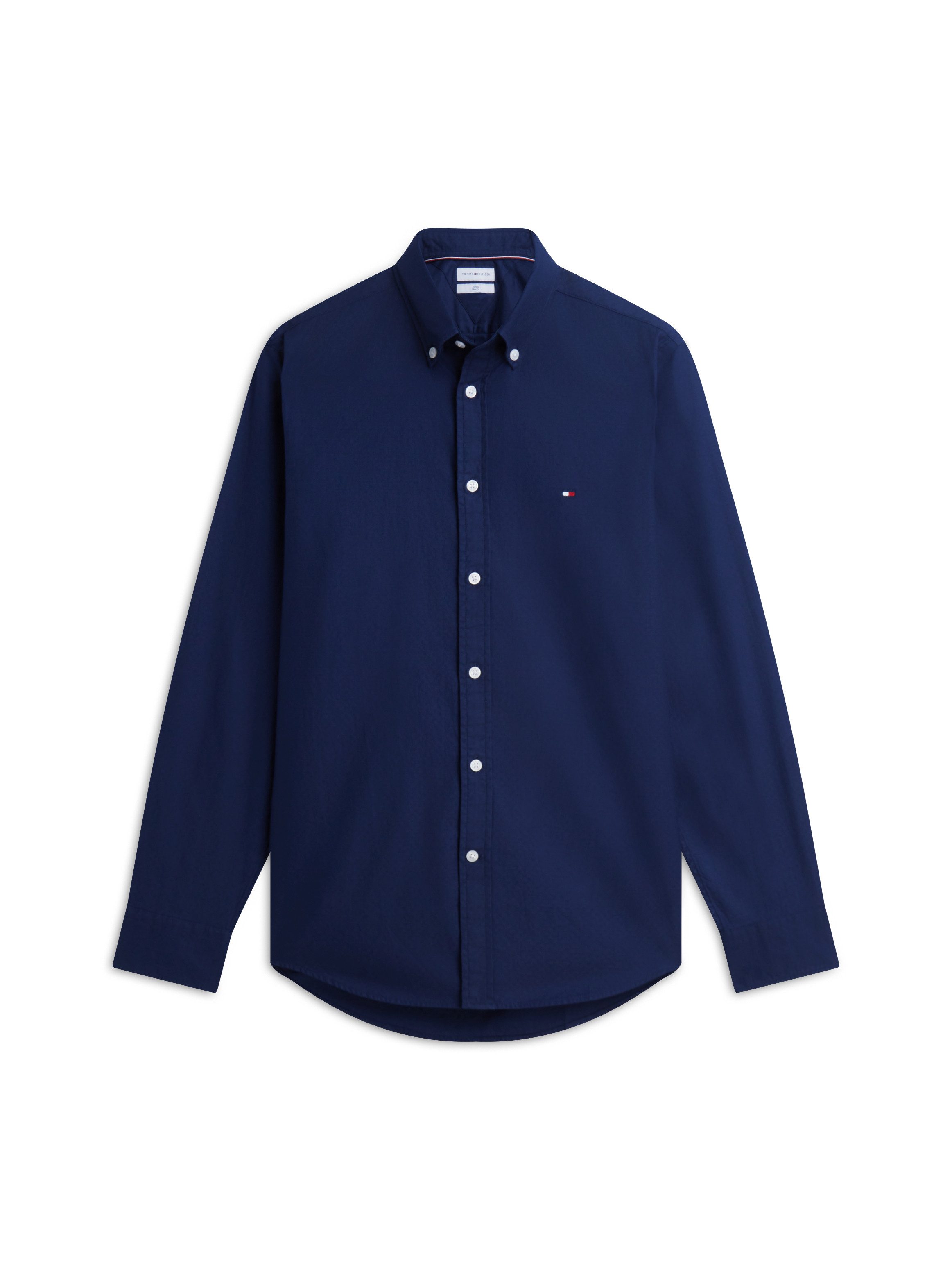 Tommy Hilfiger Langarmhemd FLEX DOBBY SLIM FIT Slim Fit Dobby Structure – Bild 5 von 5