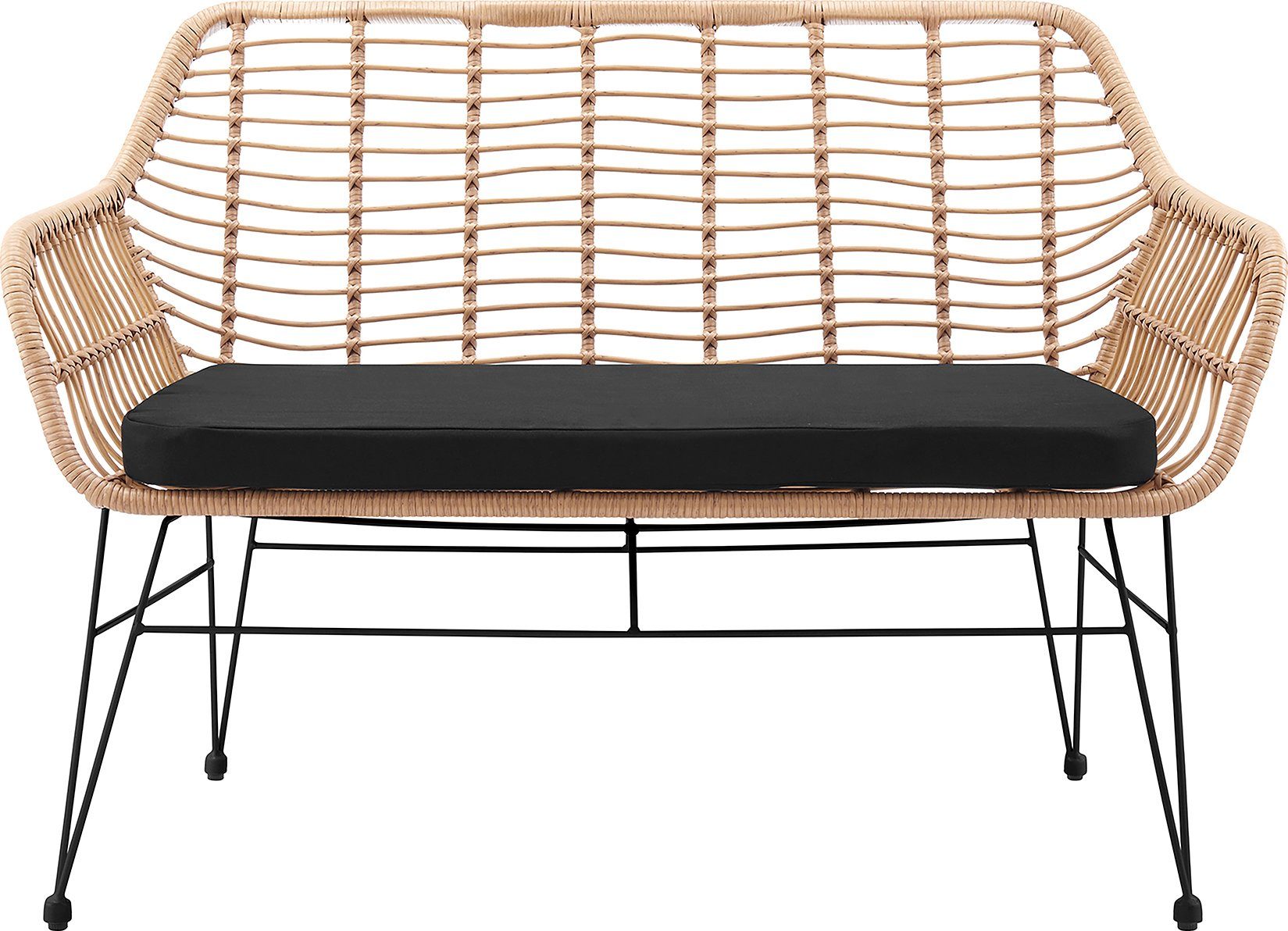 SalesFever Sitzbank Wels Komfortable Bank, Indoor- und Outdoor geeignet