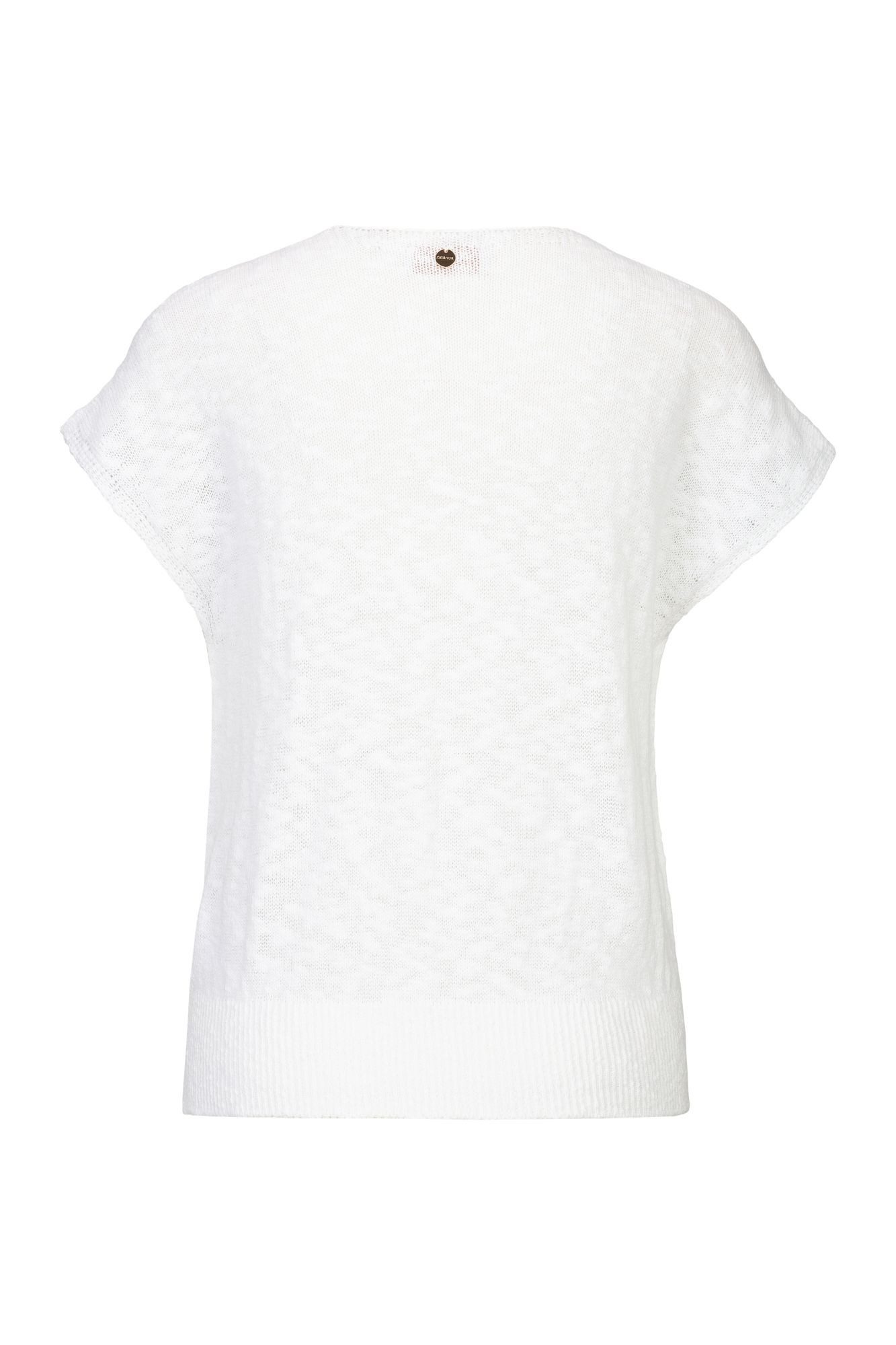 RICHROYAL Kurzarmpullover D-Strick mit weichem Baumwollgriff günstig online kaufen