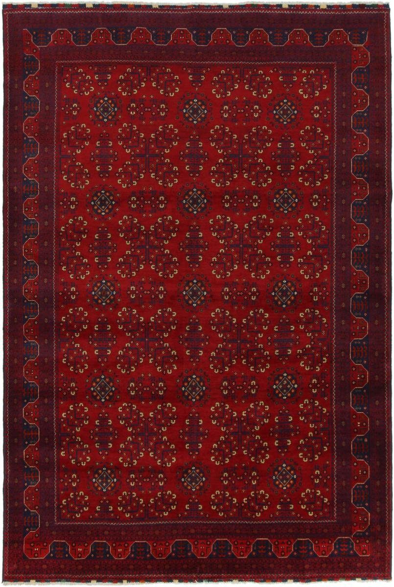 Orientteppich Afghan Mauri 196x294 Handgeknüpfter Orientteppich, Nain Trading, rechteckig, Höhe: 6 mm