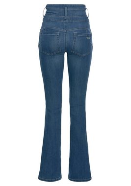 Arizona Bootcut-Jeans mit extrabreitem Bund High Waist