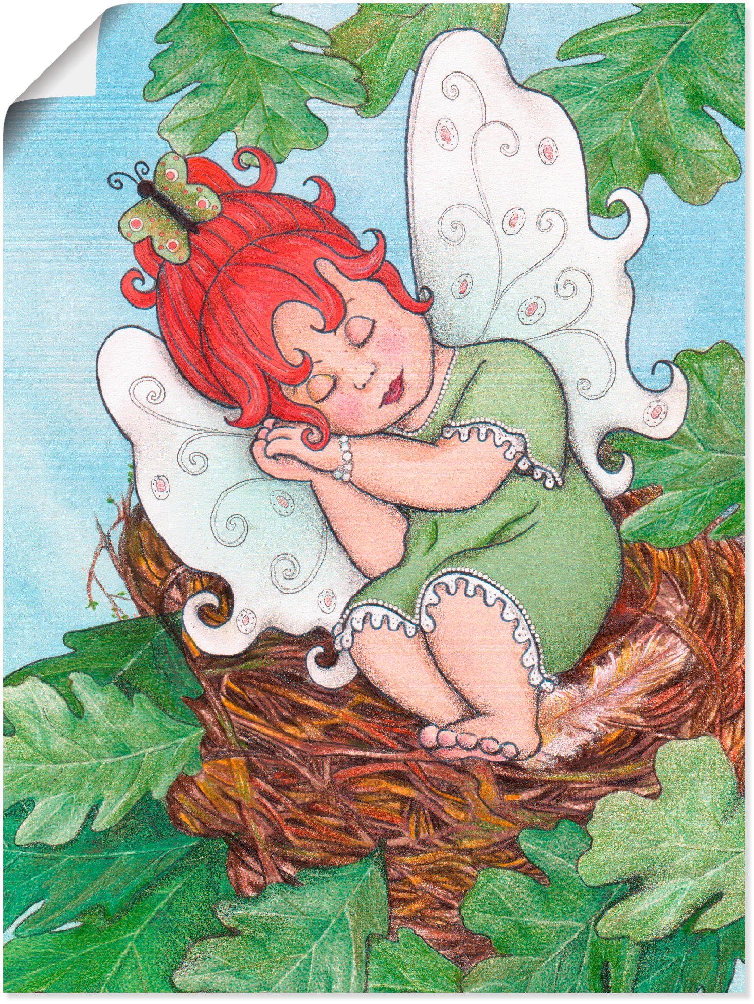 Artland Wandbild »Kleine Fee«, Kinder (1 Stück), in vielen ...