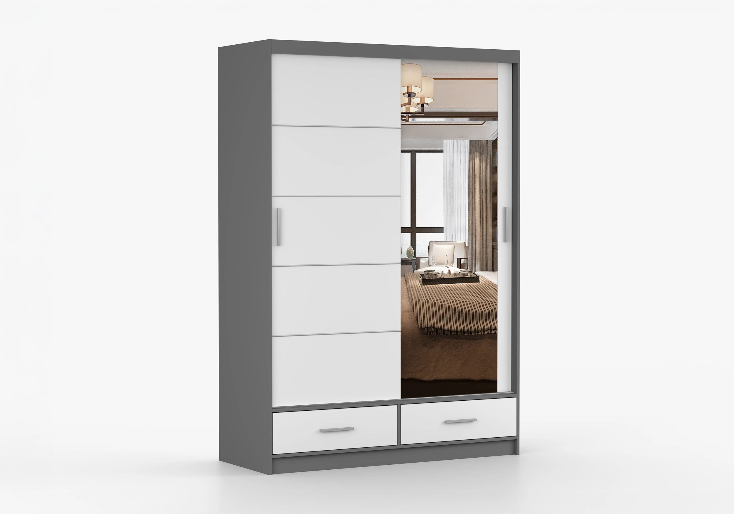 imoebel24 Schwebetürenschrank FLORENCE 150 cm - günstig online kaufen