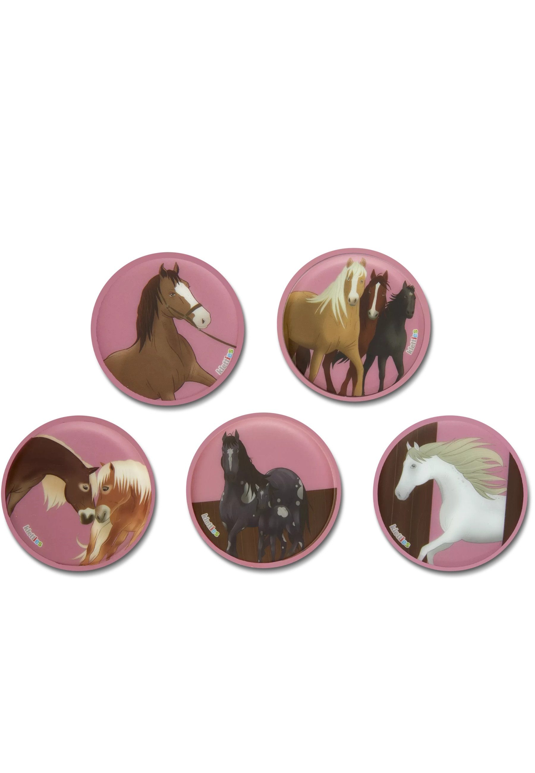 ergobag Schulranzen ergobag Kletties-Set Pferde im Galopp