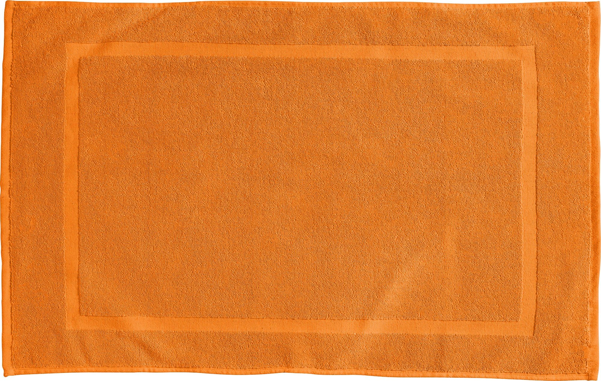 REDBEST Badematte Duschvorlage "Chicago", Höhe 5 mm, Frottier, eckig, Walk-Frottier Uni