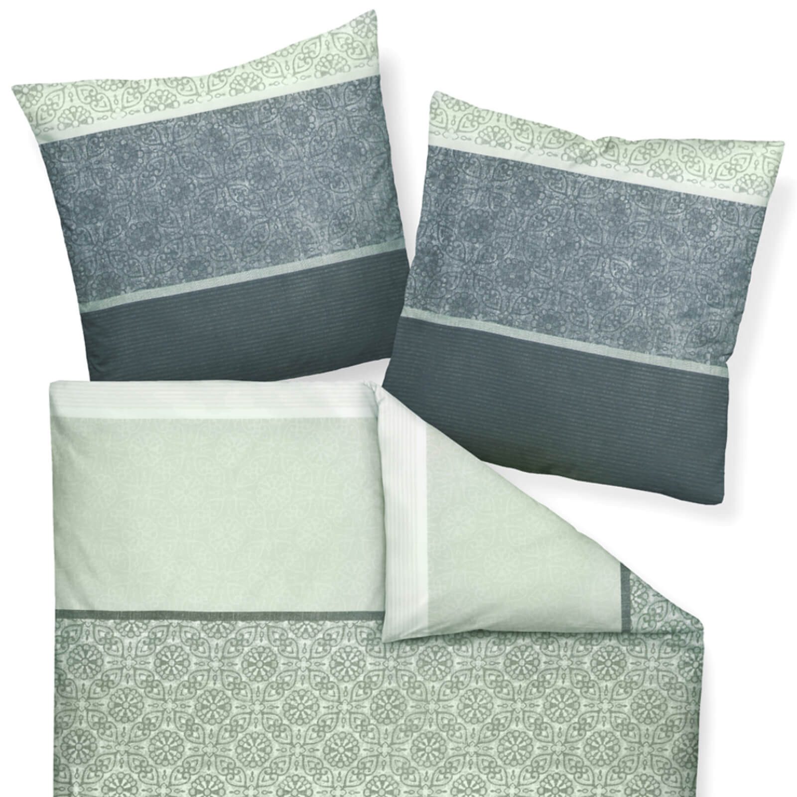 Janine Bettwäsche Warnemünde, Mako-Satin, 2 teilig, günstig online kaufen