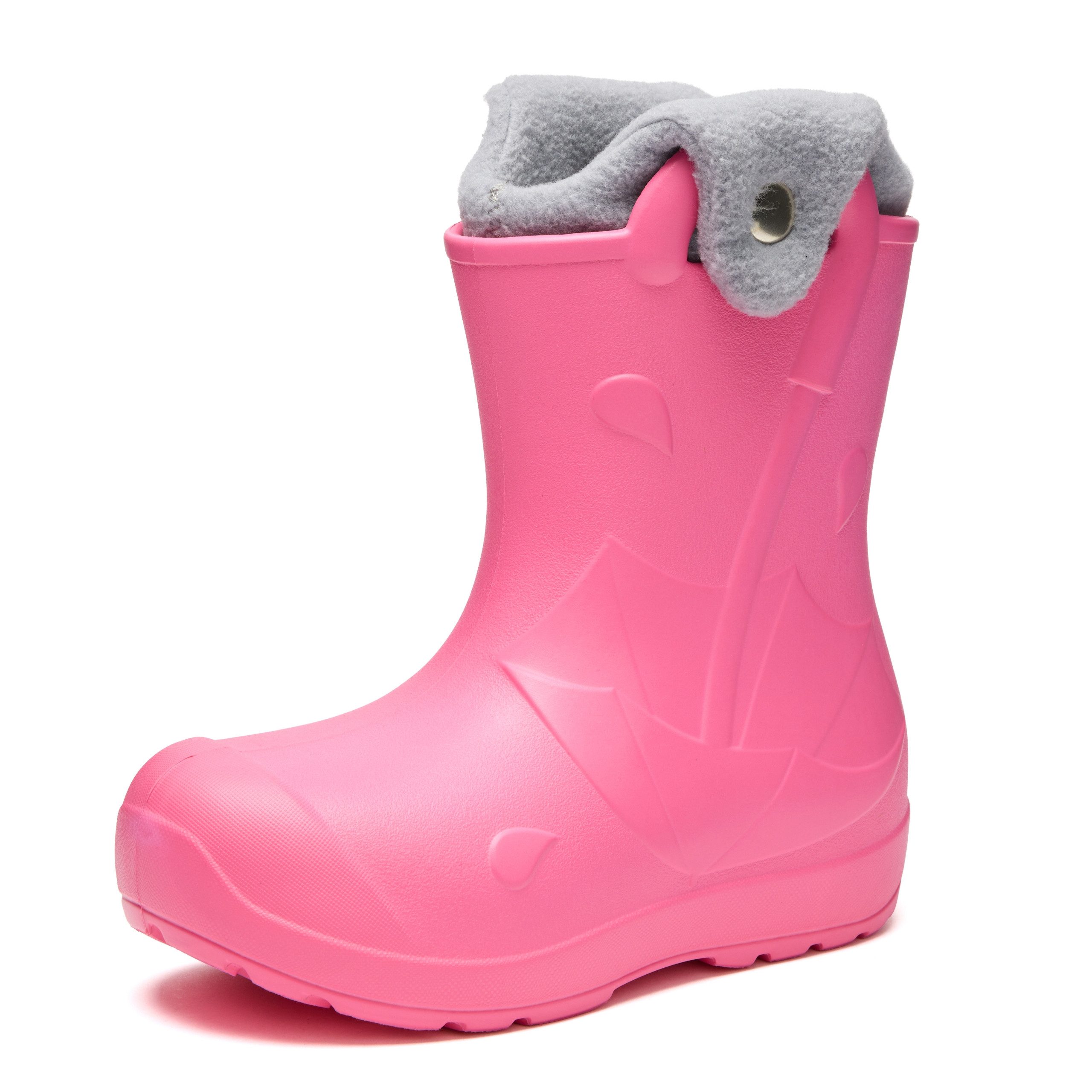 Ladeheid x Camminare Kinder aus leichtem EVA warm gefüttert mit Griff LA-CA-21 Gummistiefel