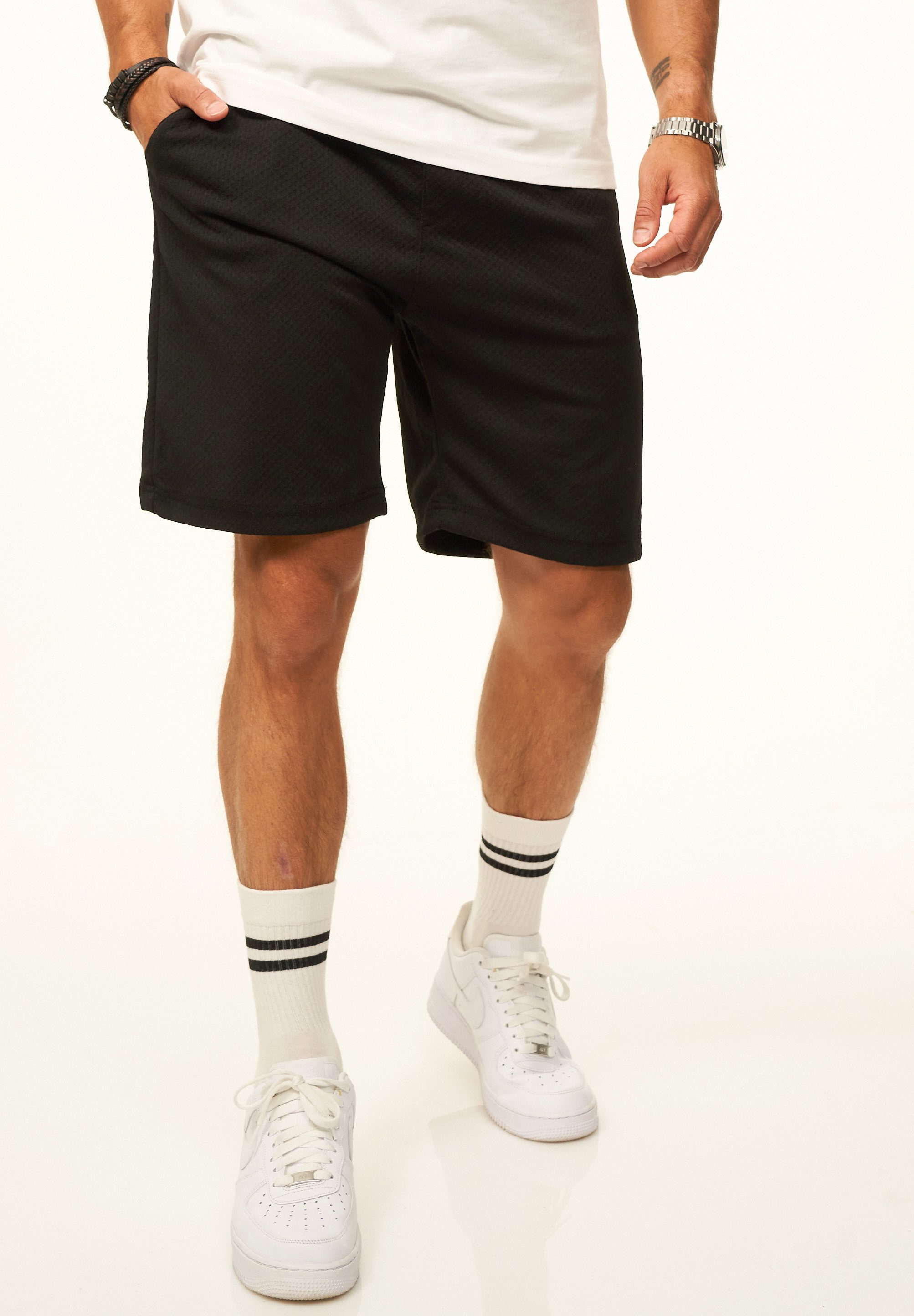 CARISMA Shorts für Herren mit Stretch & Struktur - Sommershorts Kurze Hose Shorts Bermuda Sweatshorts Chinoshorts