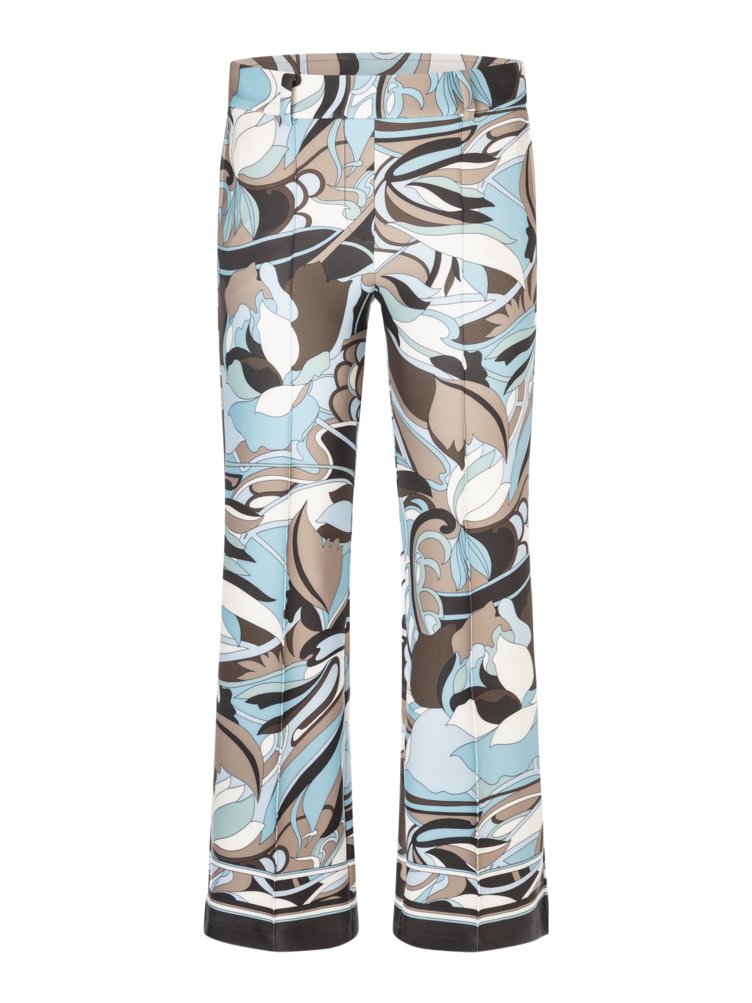 Cambio Stoffhose bunt,Freizeit,Polyester,Allover-Print,Wide Leg
