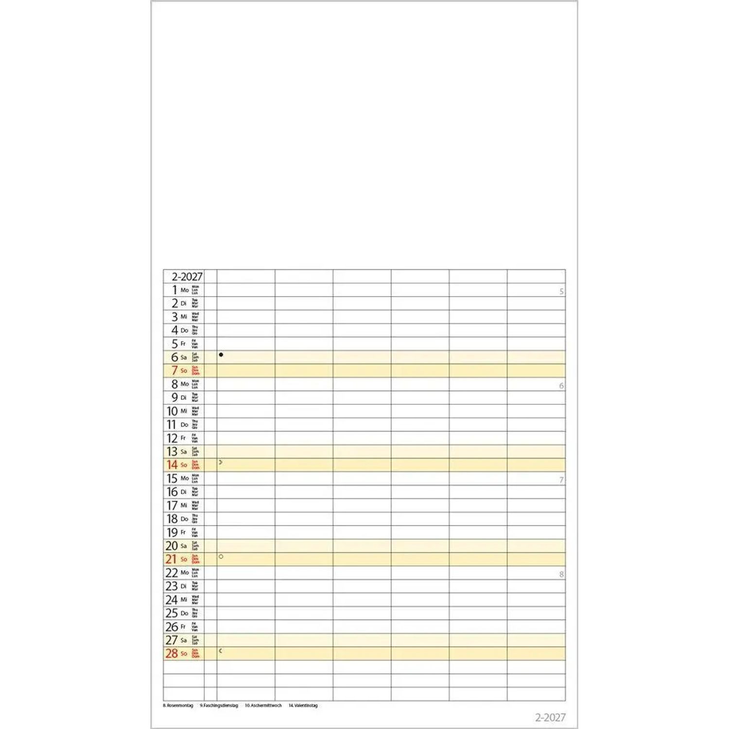 Korsch Verlag Familienkalender Foto-Malen-Basteln Familienplaner XL 2027