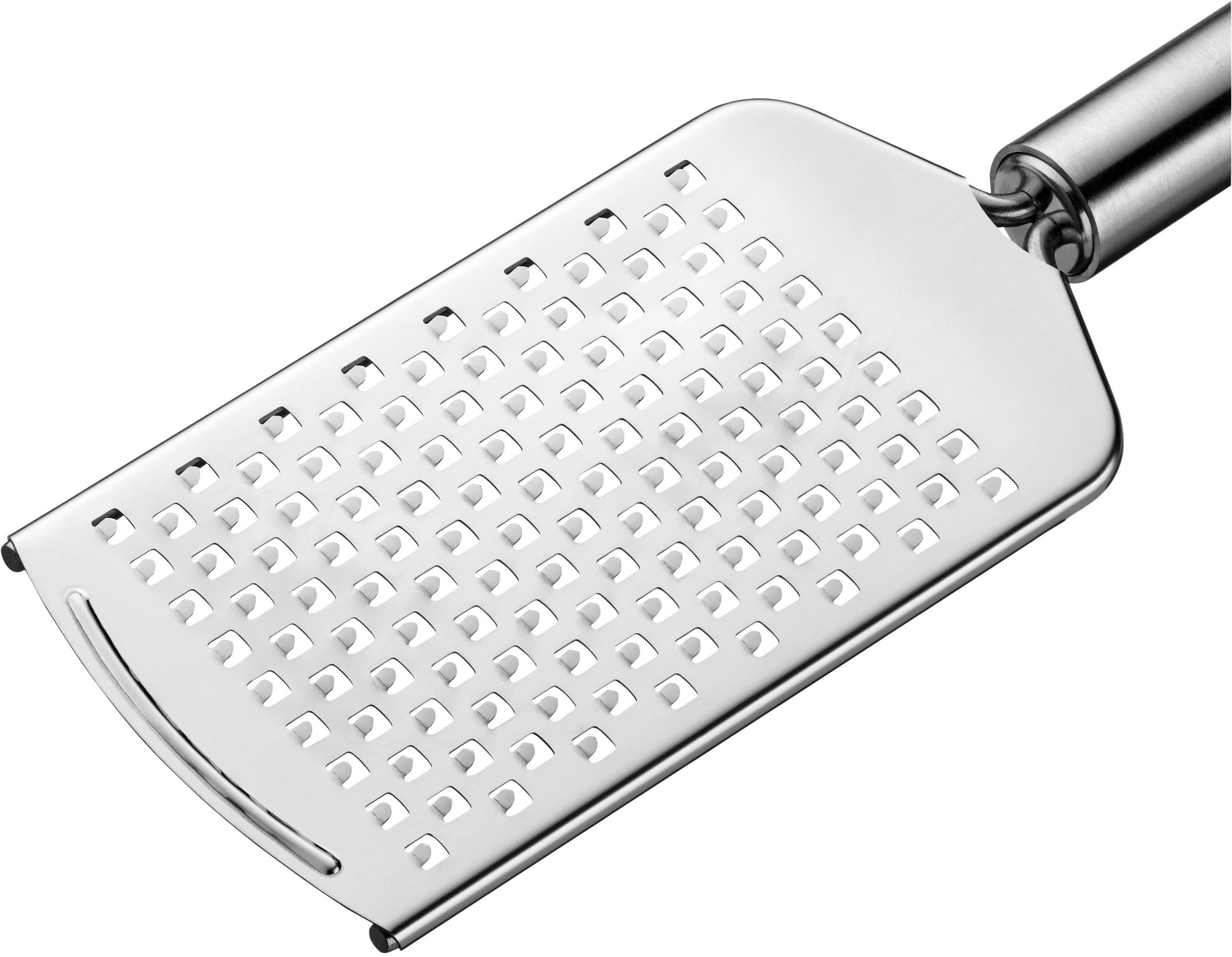 WMF Küchenreibe Profi Plus, Cromargan® Edelstahl Rostfrei 18/10, (1-St), langanhaltende Schärfe, Cromargan Edelstahl rostfrei, Aufhängeöse
