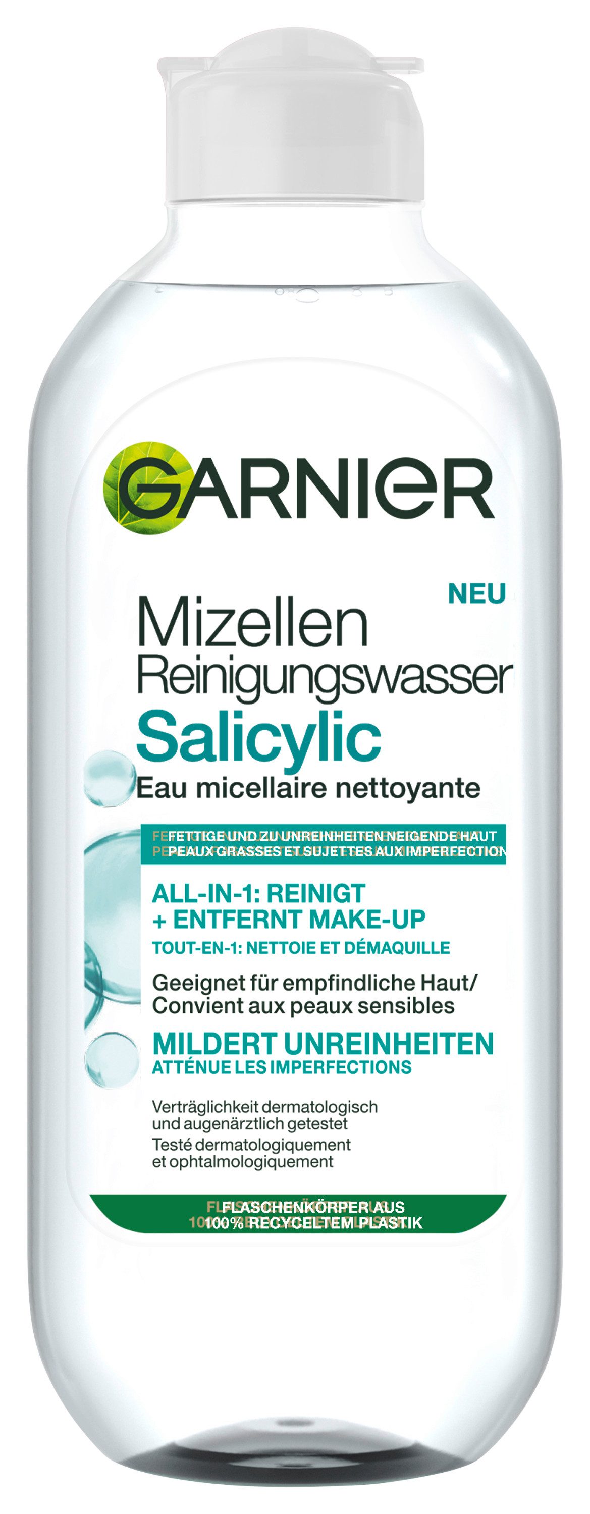 GARNIER Gesichtswasser GARNIER MIZELLEN REINIGUNGSWASSER SALICYLIC ALL-IN-1