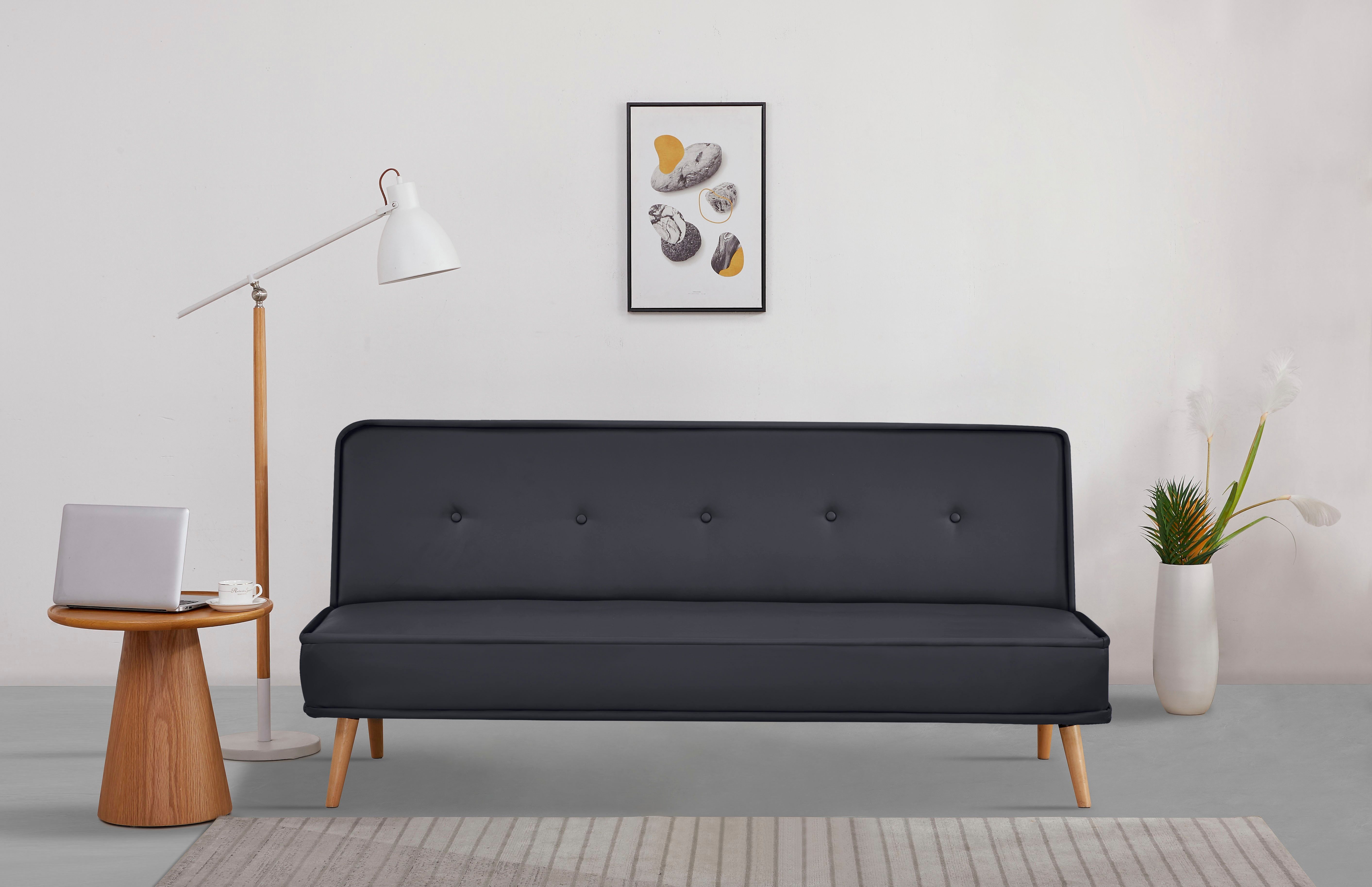 INOSIGN Schlafsofa ARBON,183cm, klappbarer 3-Sitzer mit günstig online kaufen