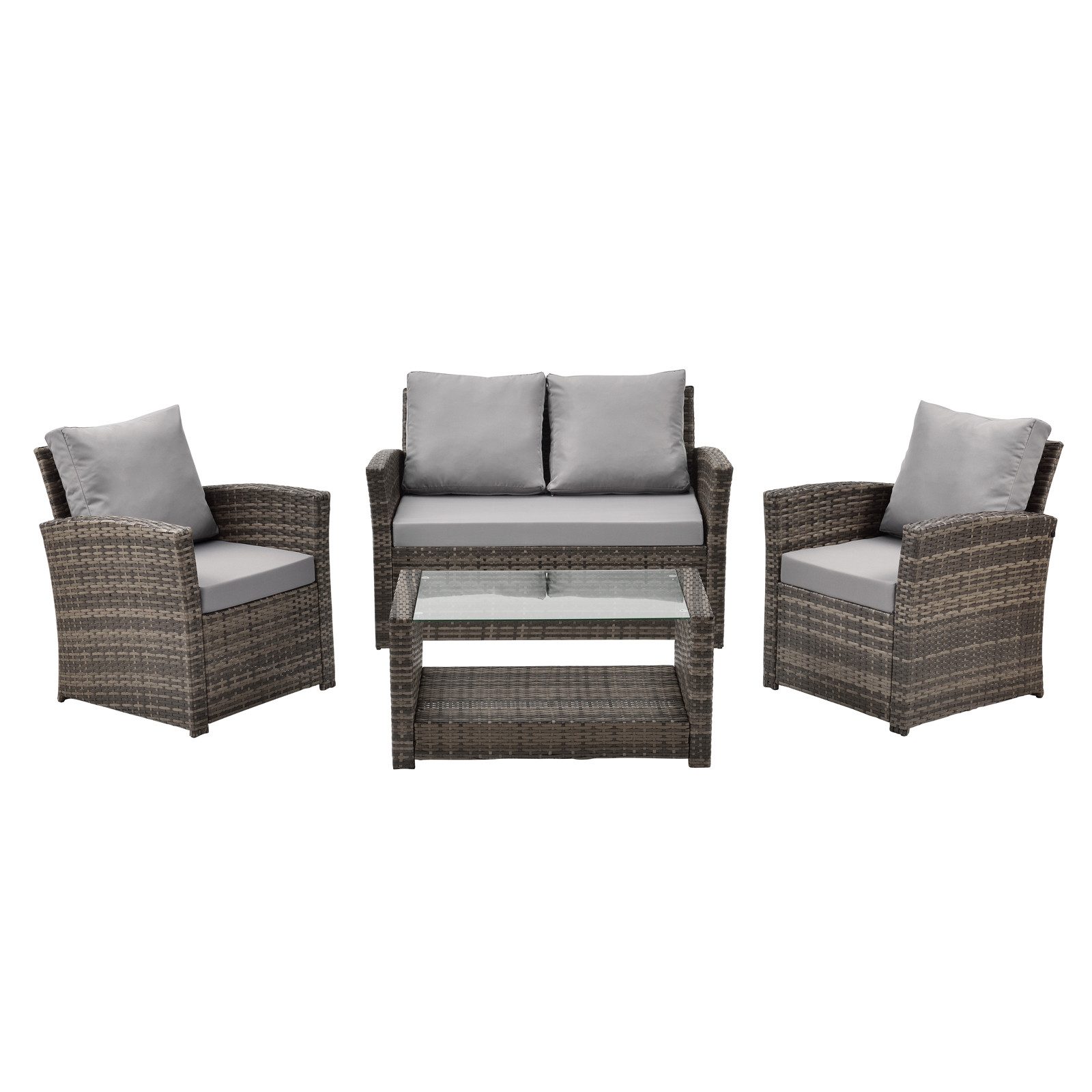 SVITA Loungeset ROMA, (Set, 4-tlg., Sitzlounge), günstig online kaufen