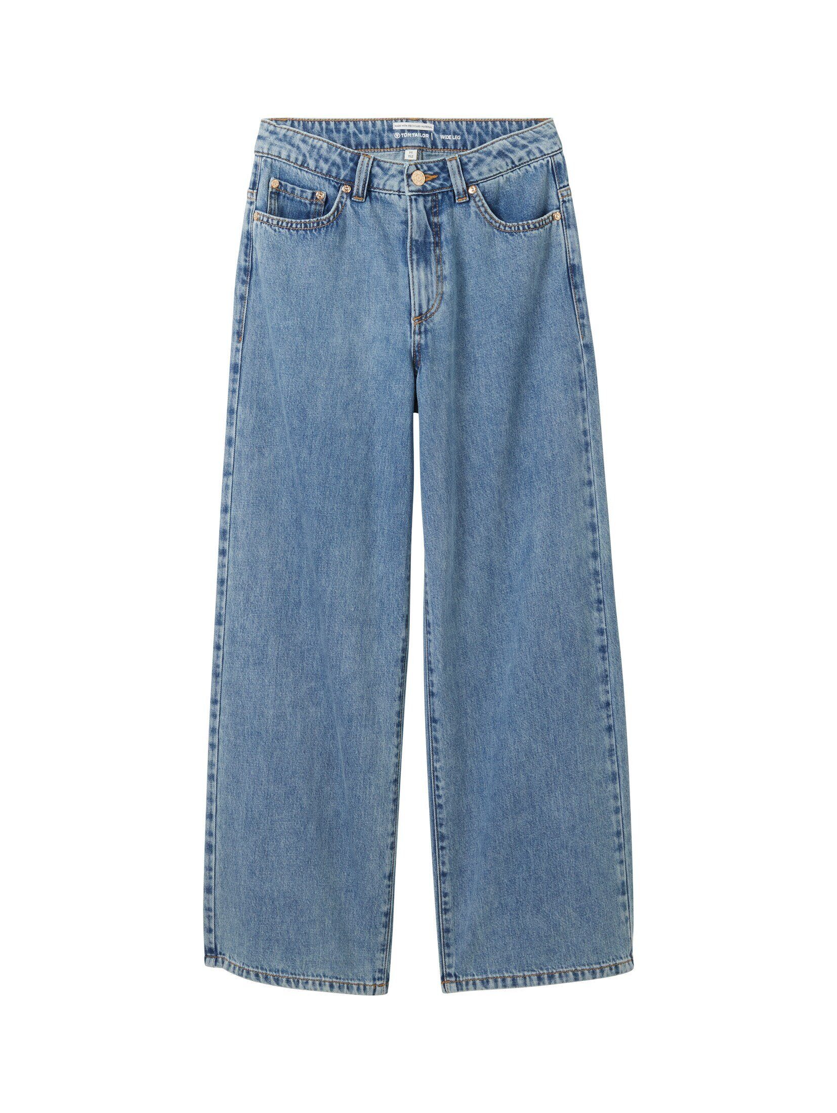TOM TAILOR Weite Jeans Jeanshosen Wide Leg Jeans – Bild 3 von 5