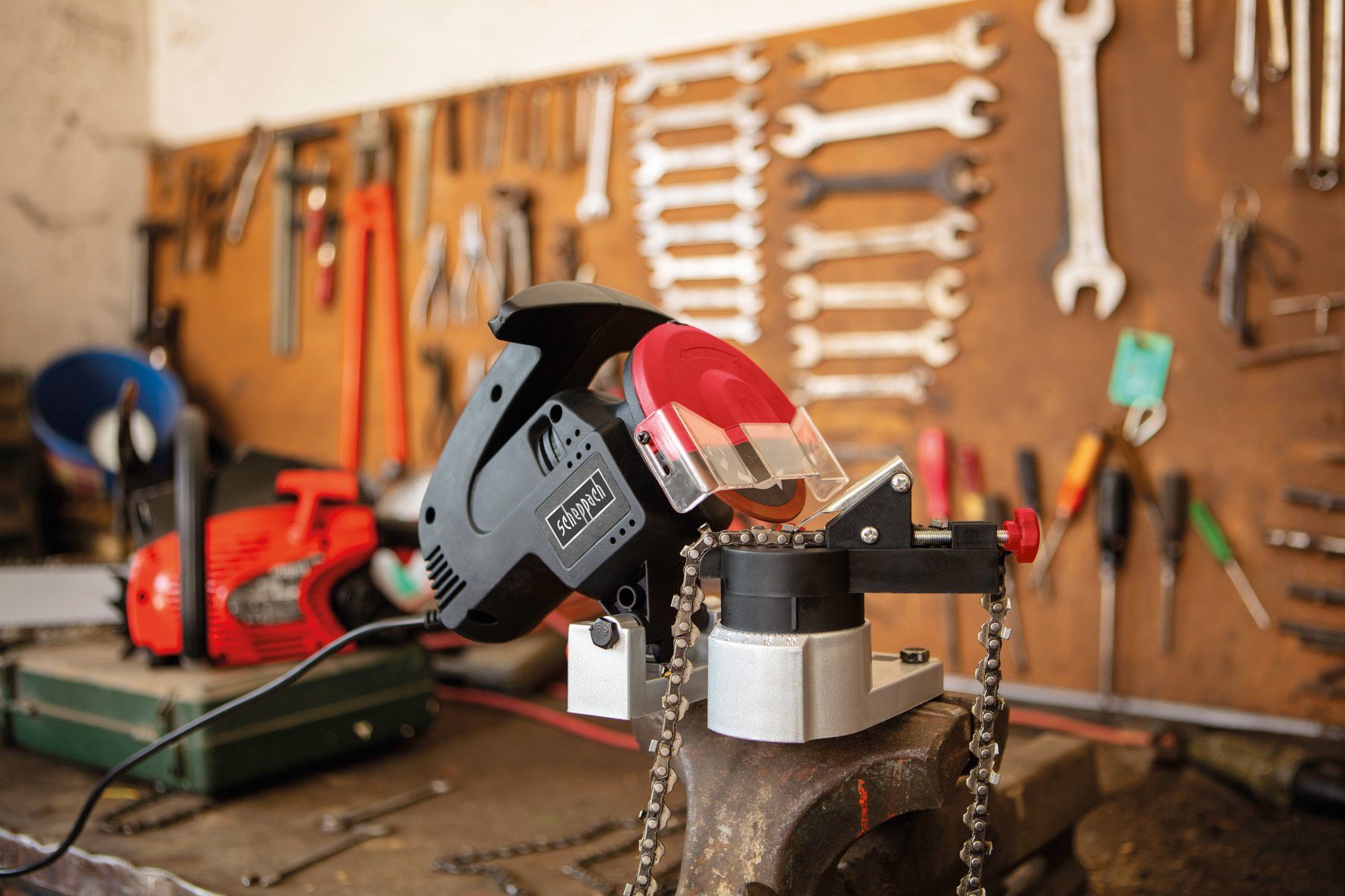 Scheppach Sägekettenschärfgerät KS1200, für alle gängigen günstig online kaufen