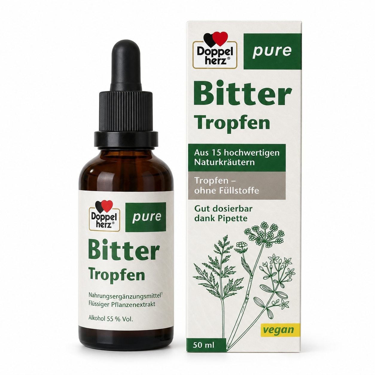 Queisser Pharma GmbH & Co. KG DOPPELHERZ Bitter Tropfen pure Tropfen