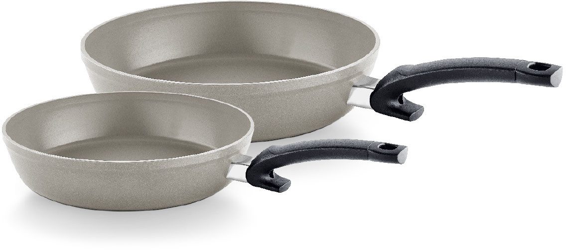 Fissler Сковороды-Set Ceratal® Comfort, Aluminium (Set, 2-tlg., je 1 Bratpfanne Ø 24 u. 28 cm), hergestellt ohne PFAS/PTFE, Made in Germany