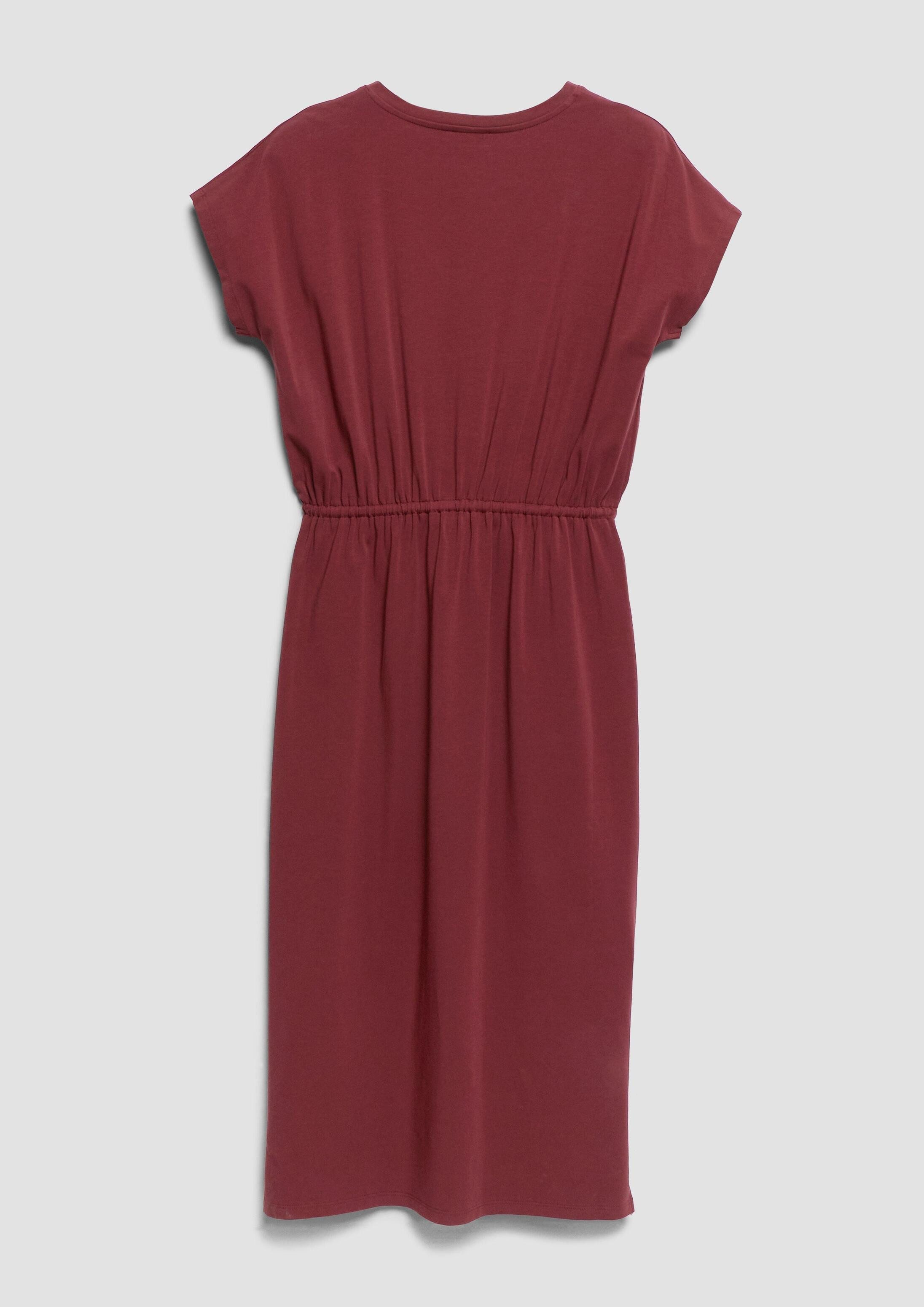 s.Oliver Midikleid Kleid Jerseykleid in Midilänge mit Tunnelzug