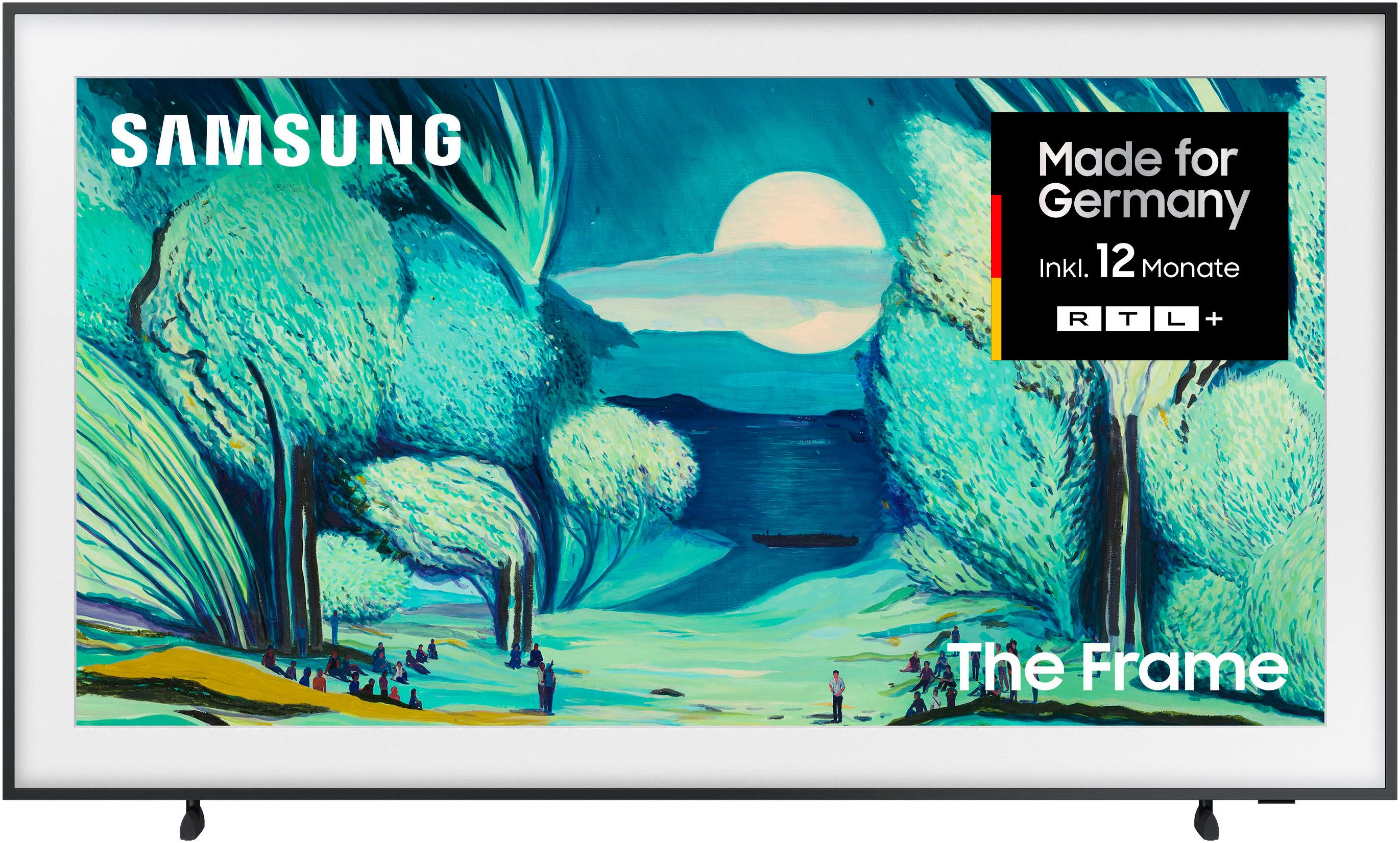 Samsung GQ65LS03FAU QLED-Fernseher (163 cm/65 Zoll, 4K Ultra HD, Smart-TV, The Frame, Mattes Display, Art Mode, Austauschbare Rahmen, Dolby Atmos)