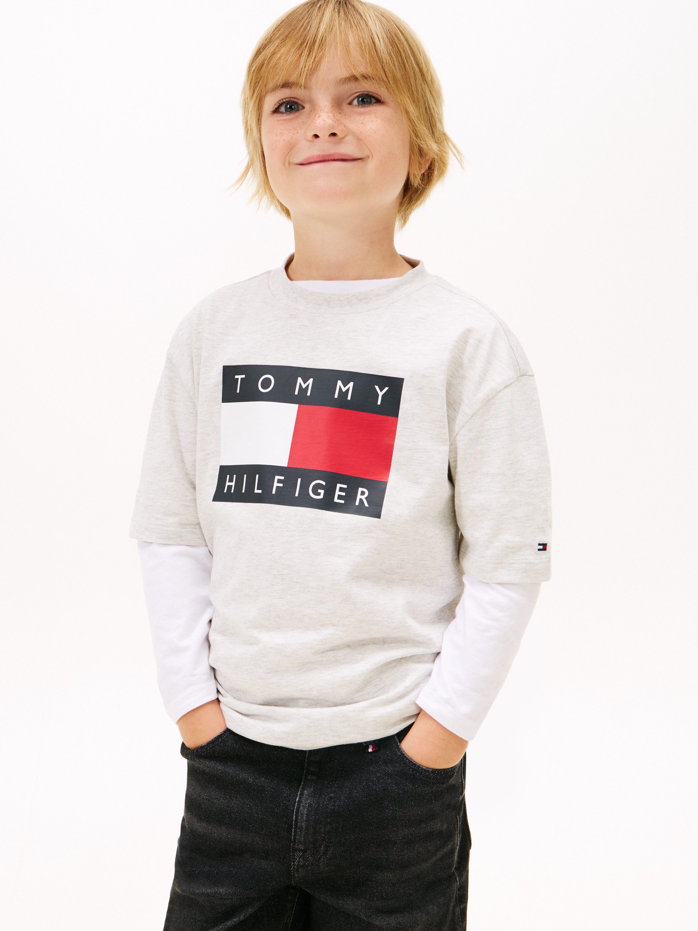 Tommy Hilfiger T-Shirt Regular fit, für Kinder bis 16 Jahre, Print