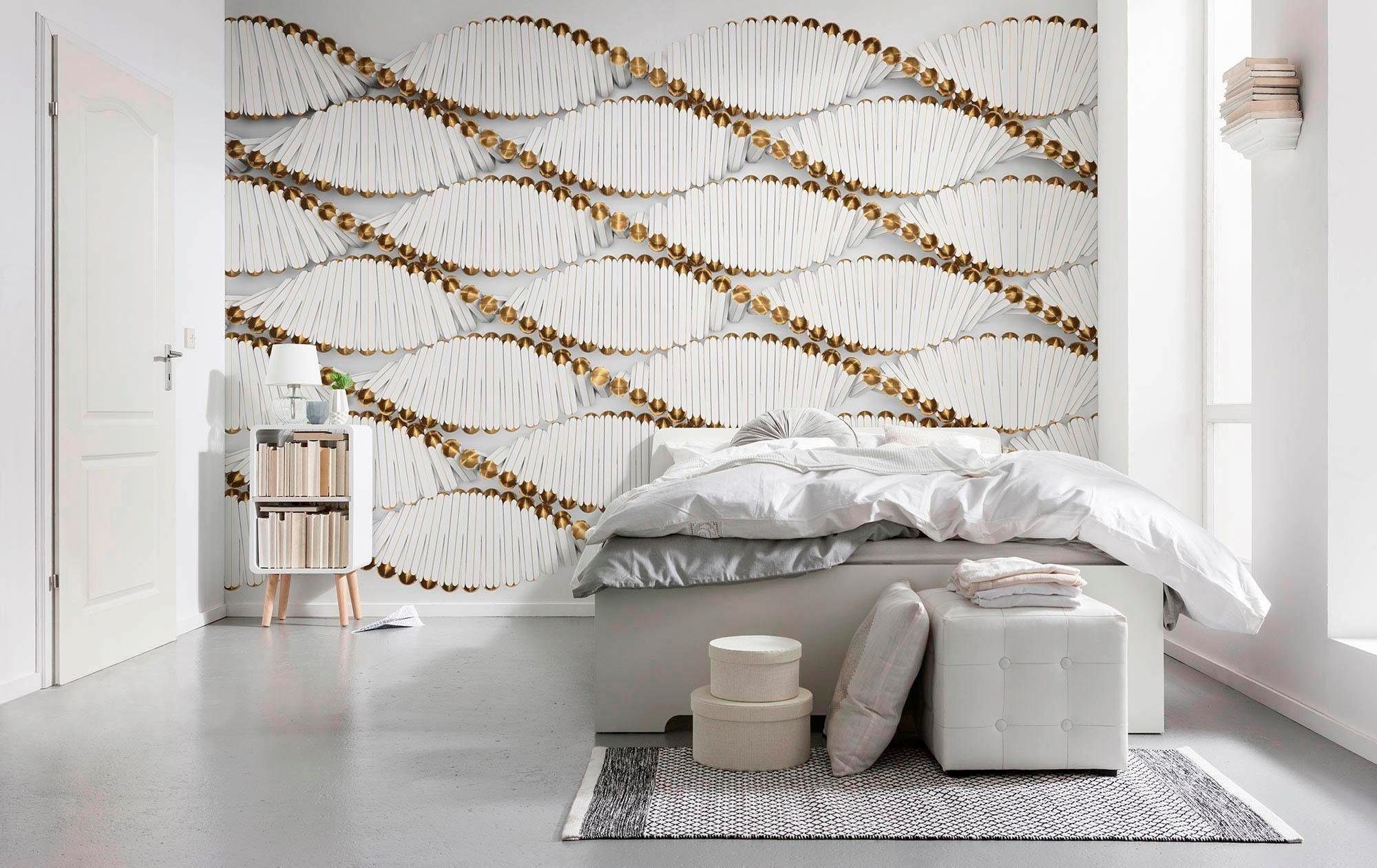 Komar Fototapete Twist - Größe 368 x 254 cm, glatt, bedruckt, Wohnzimmer, Schlafzimmer