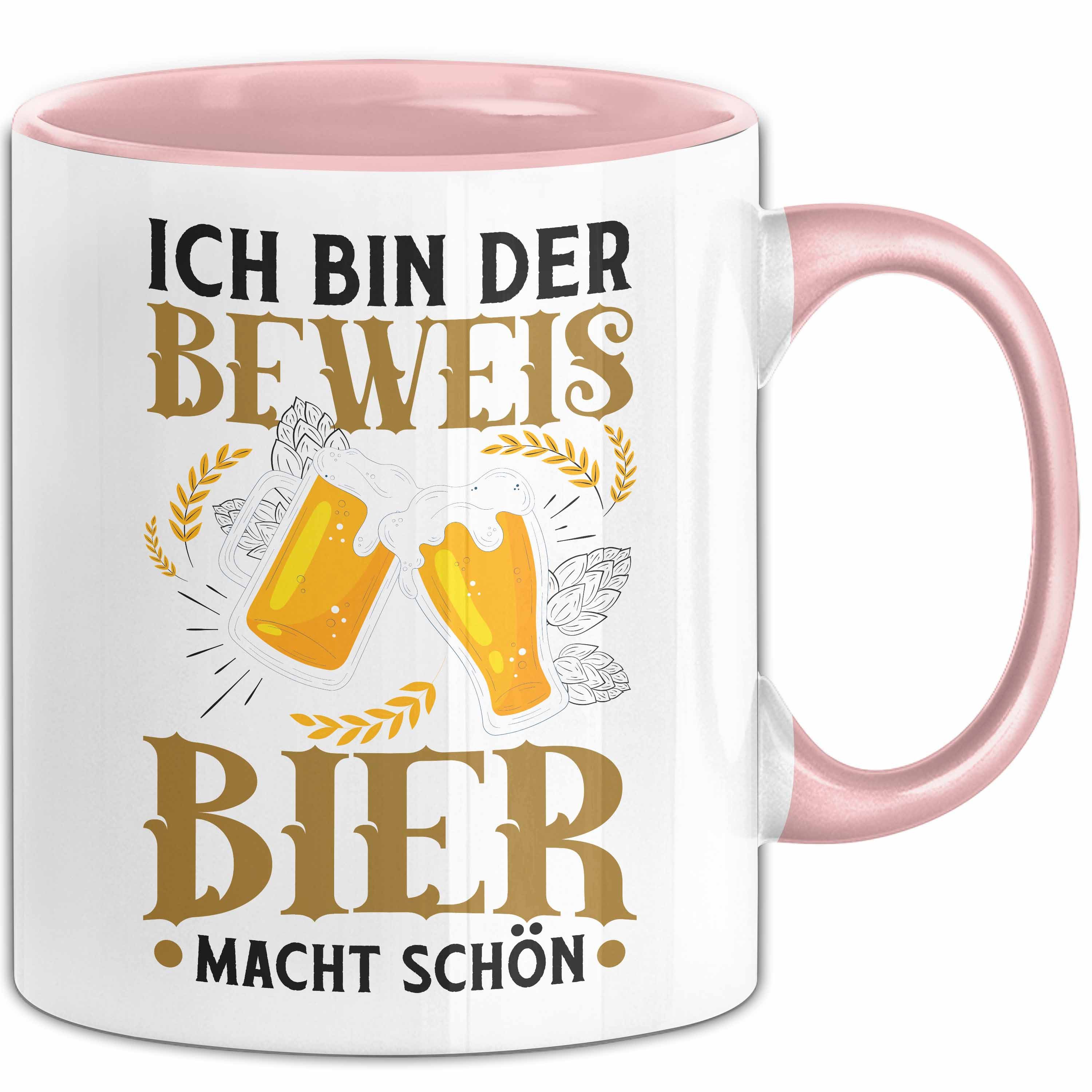 Trendation Tasse Bier Tasse Geschenk Ich Bin Der Beweis Bier Macht Schön Bier Trinker G