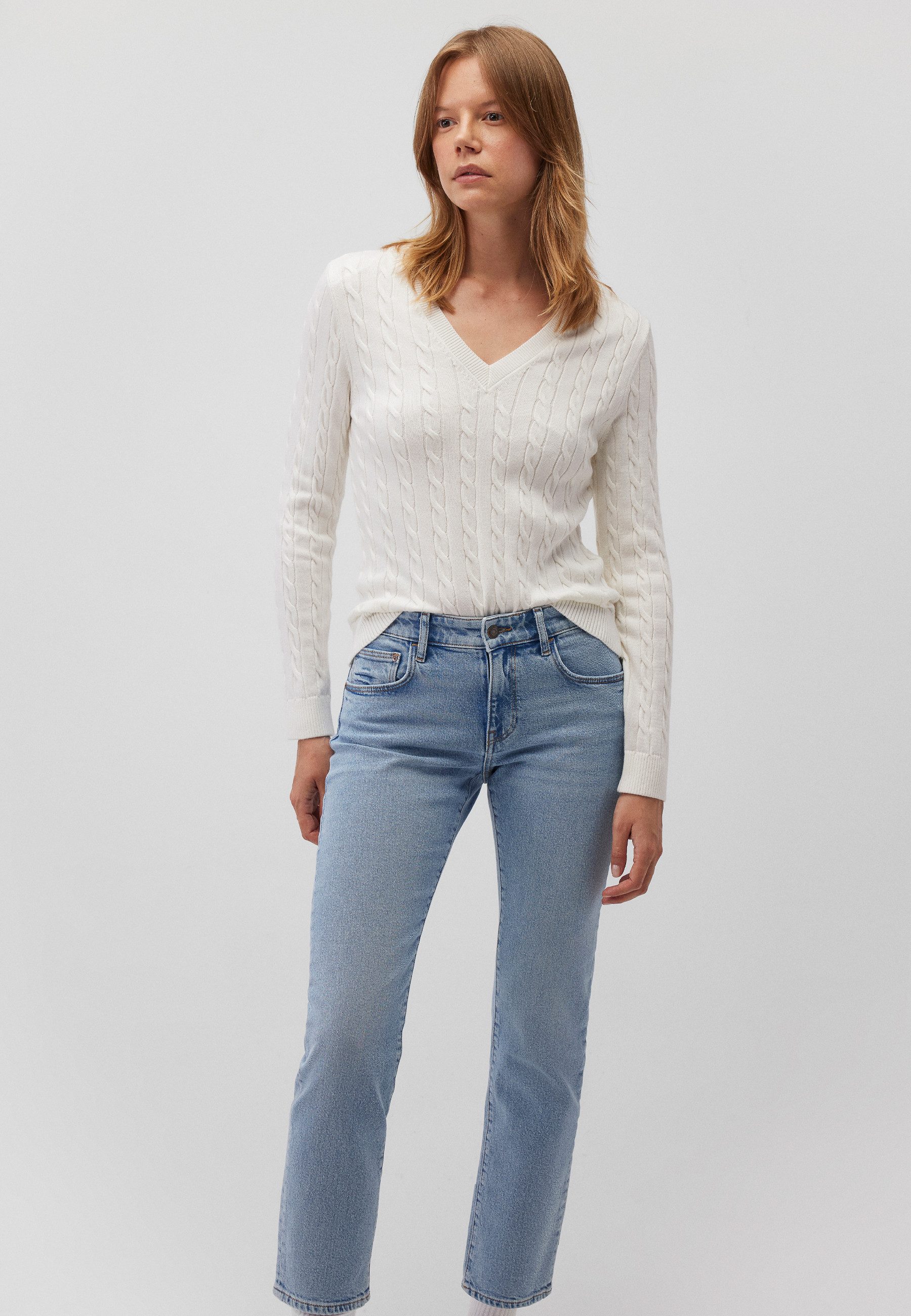 Mavi Strickpullover V-NECK SWEATER Pullover Feinstrick