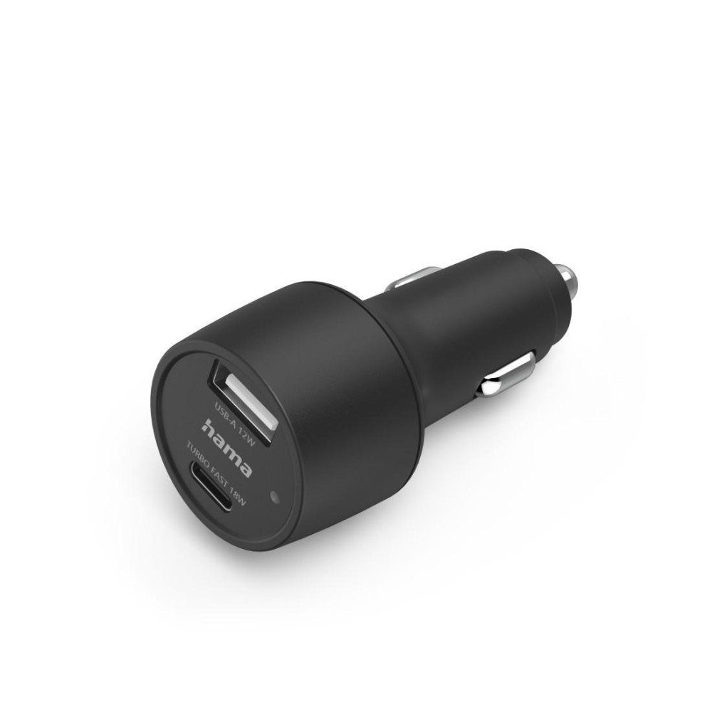 Auto-Schnellladegerät, 1x USB-C, 1x USB-A, PD, 30 W (00210572) USB-Ladegerät
