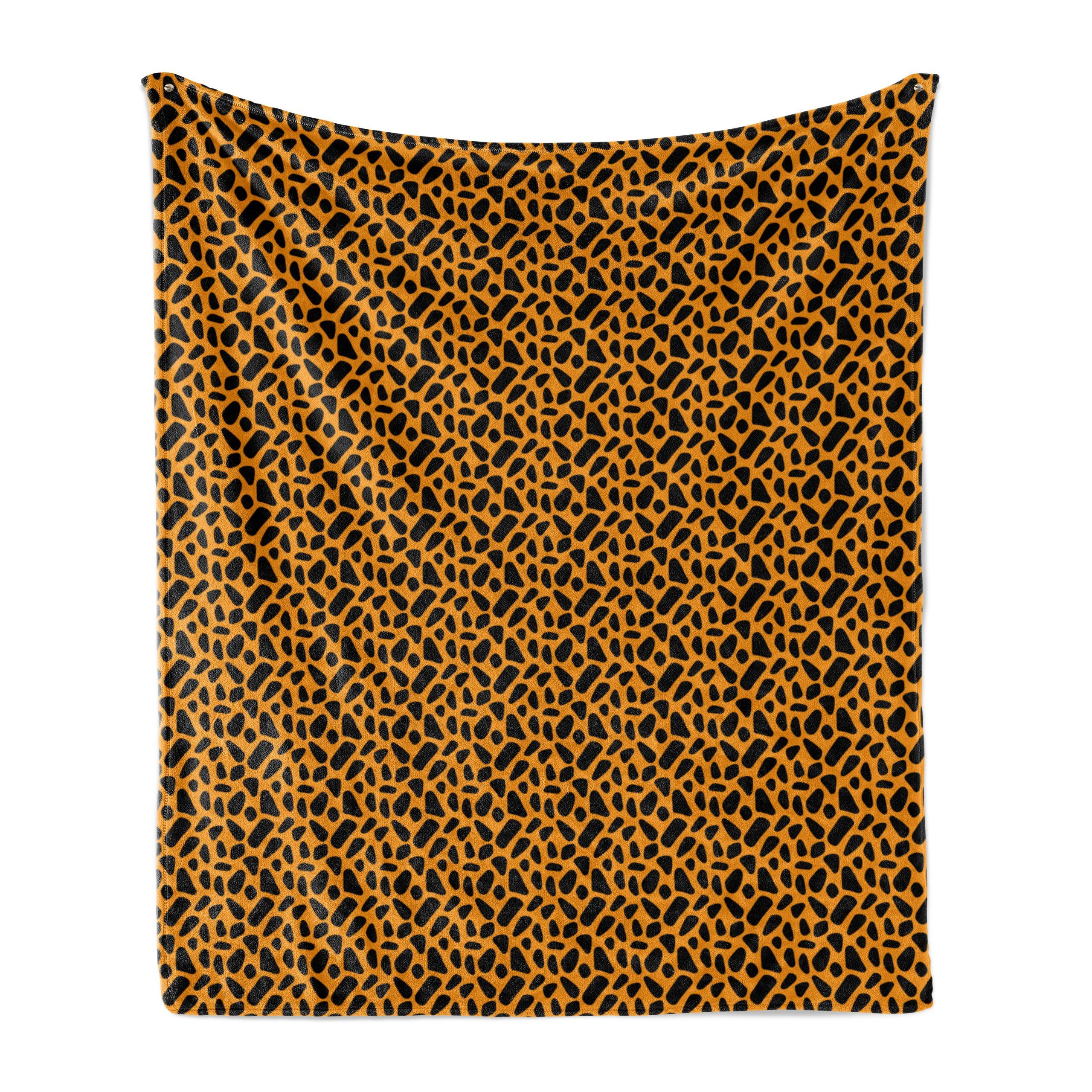Wohndecke Gemütlicher Plüsch für Abakuhaus, Innen- Motiv Haut Abstrakt Cheetah und den schauen Außenbereich