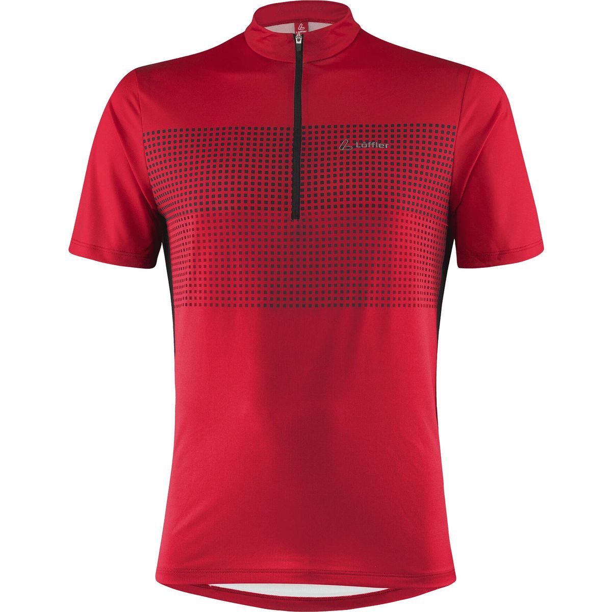 Löffler Radtrikot Men Bike Shirt Half Zip Sparta Bequemes und langlebiges Radtrikot für Herren, schnelltrocknend und