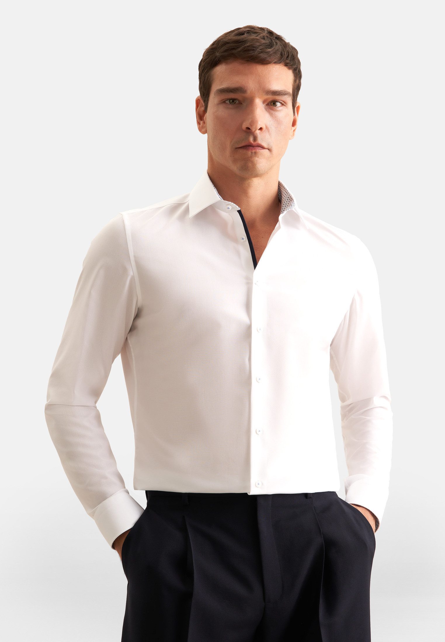 Businesshemd Schwarze Rose