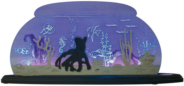 Weigla LED Dekolicht »Wo ist Nemo«, beidseitiges Motiv/ Motiv Aquarium / Erzgebirge garantiert LED wechselbar-Otto