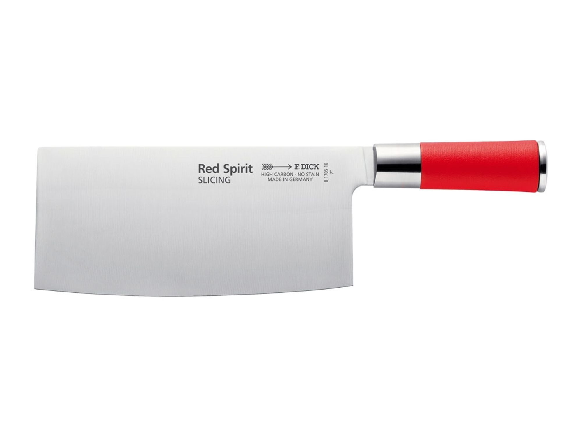 F. DICK Kochmesser Dick Red Spirit chinesisches Kochmesser Chopping, 18 cm, 8170618