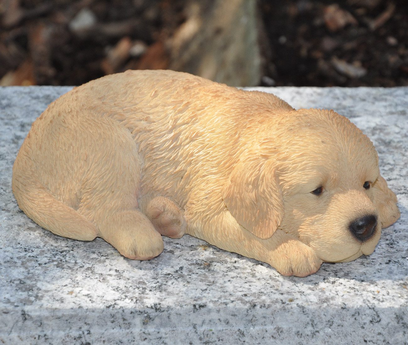 dazikemo Gartenfigur Dekofigur Gartenfigur Golden Retriever günstig online kaufen