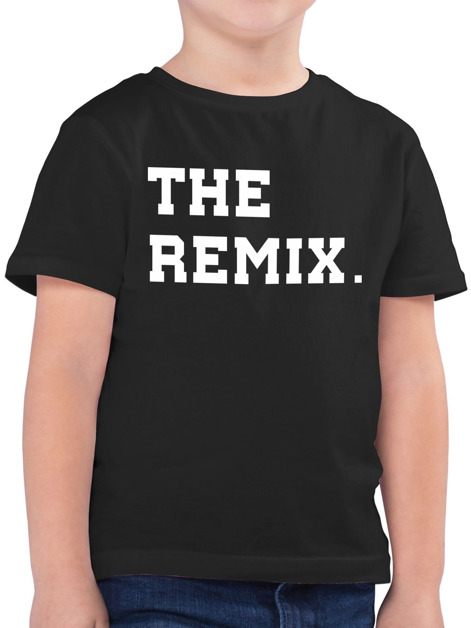 Shirtracer T-Shirt The Original The Remix Familie Kind Kind 1 Partner-Look Schwarz