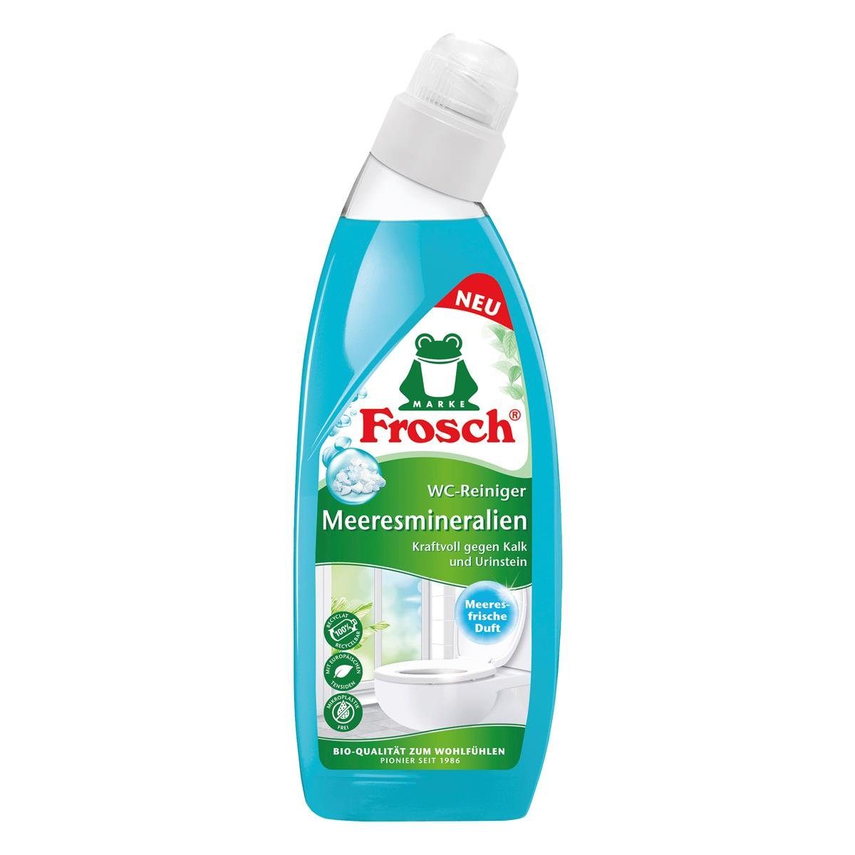 Frosch WC-Reiniger Meeresmineralien 750ml - Gegen Kalk & Urinstein (1e WC-Reiniger