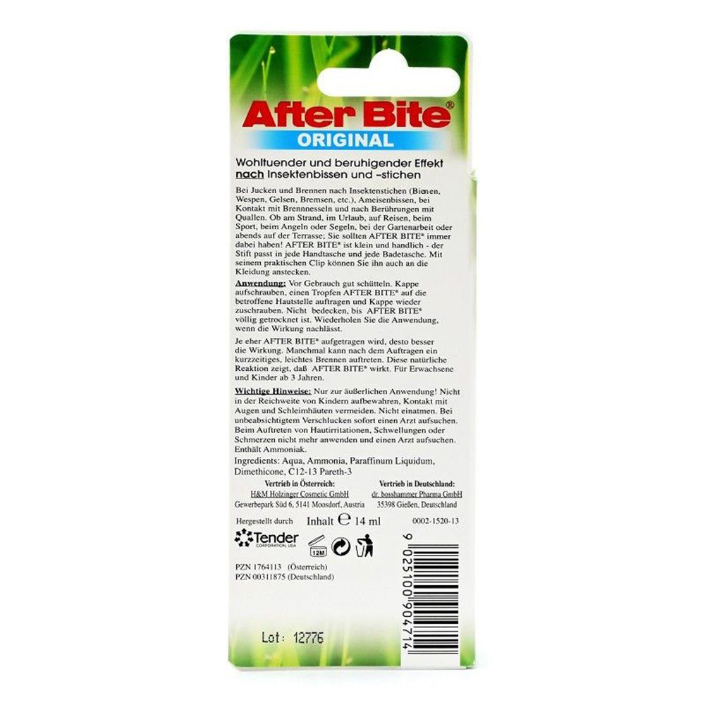 dr.bosshammer Pharma GmbH Insektenstichheiler AFTER BITE Stift bei Insektenstichen, 14 ml