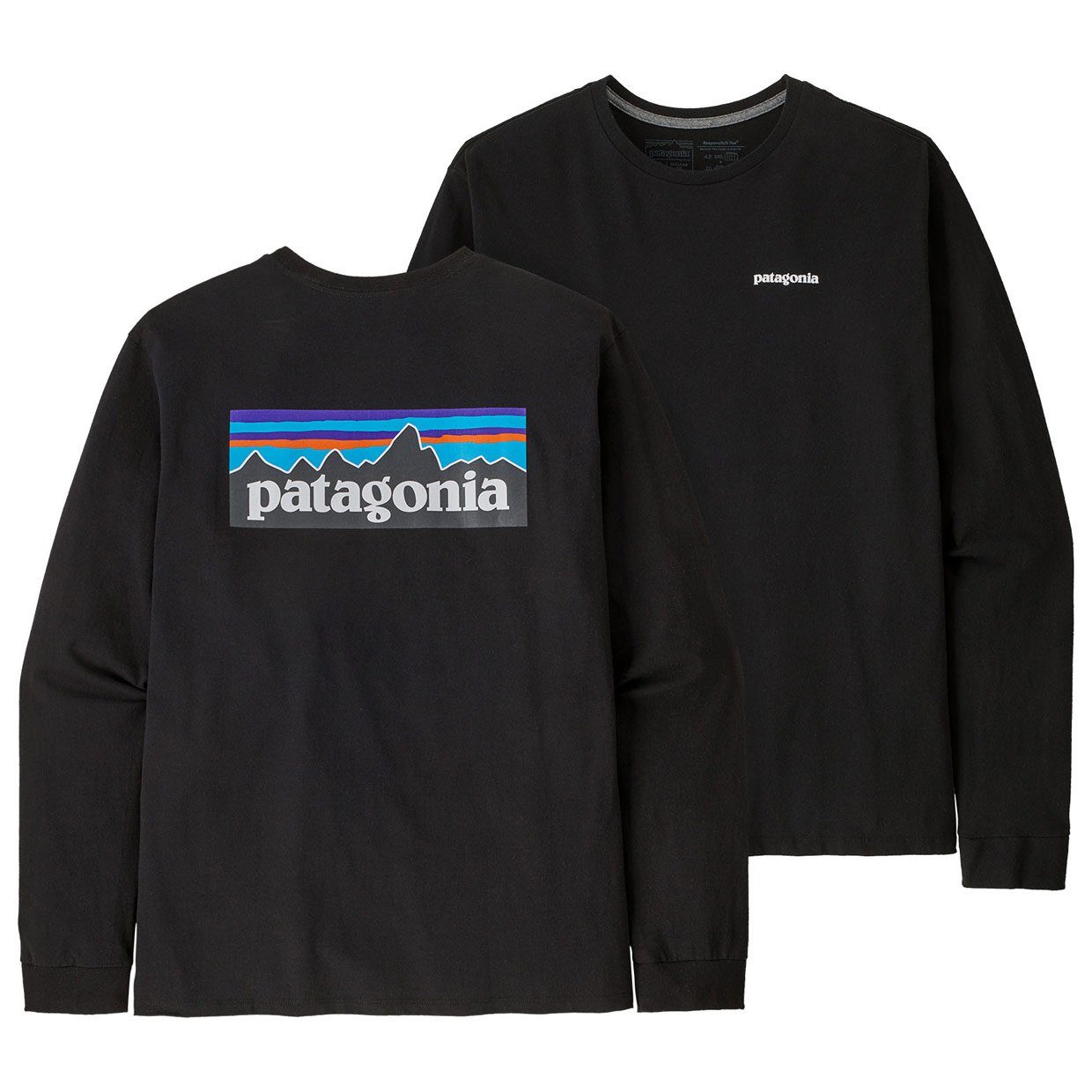 Langarmshirt black Patagonia P-6 Responsibili-Tee Kurzarmshirt Herren