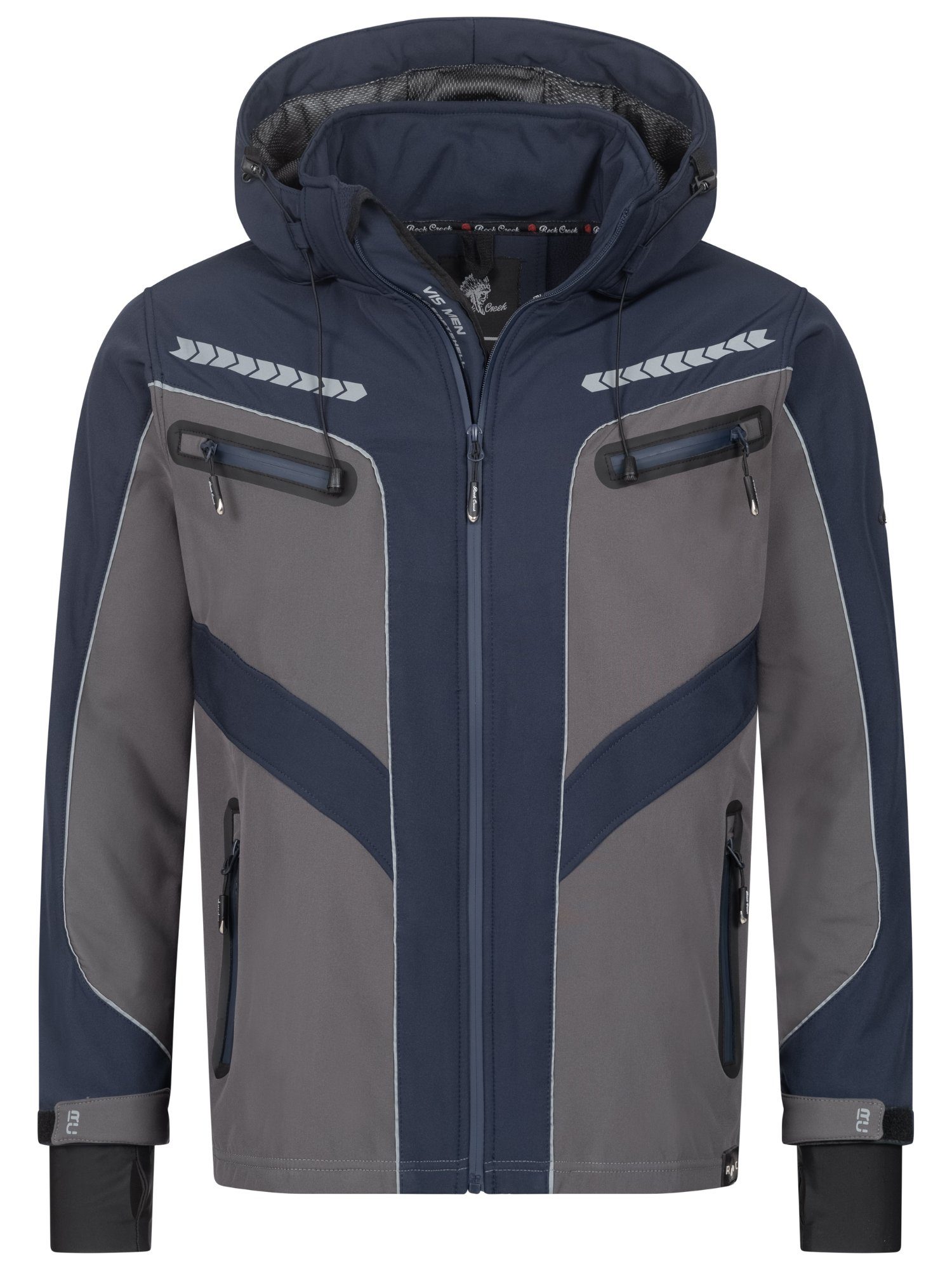 Softshelljacke Herren Softshell Jacke Wanderjacke H-314