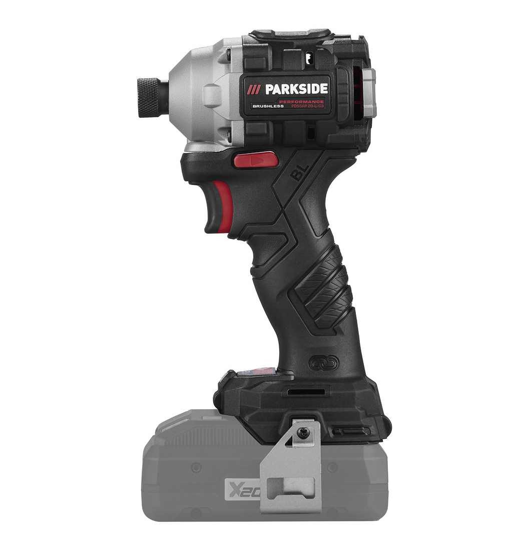 PARKSIDE PERFORMANCE® Akku-Drehschlagschrauber Performance Drehschlagschrauber 1/4" PDSSAP 20V, ohne Akku,Ladegerät